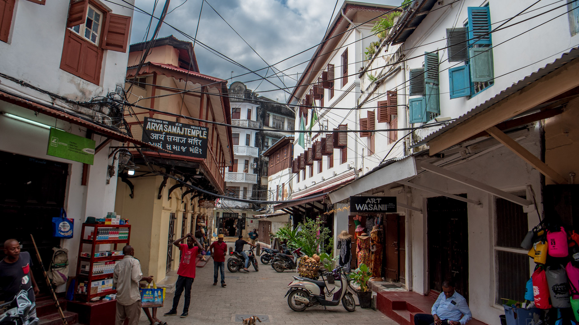 Stone Town, the old part of Zanzibar