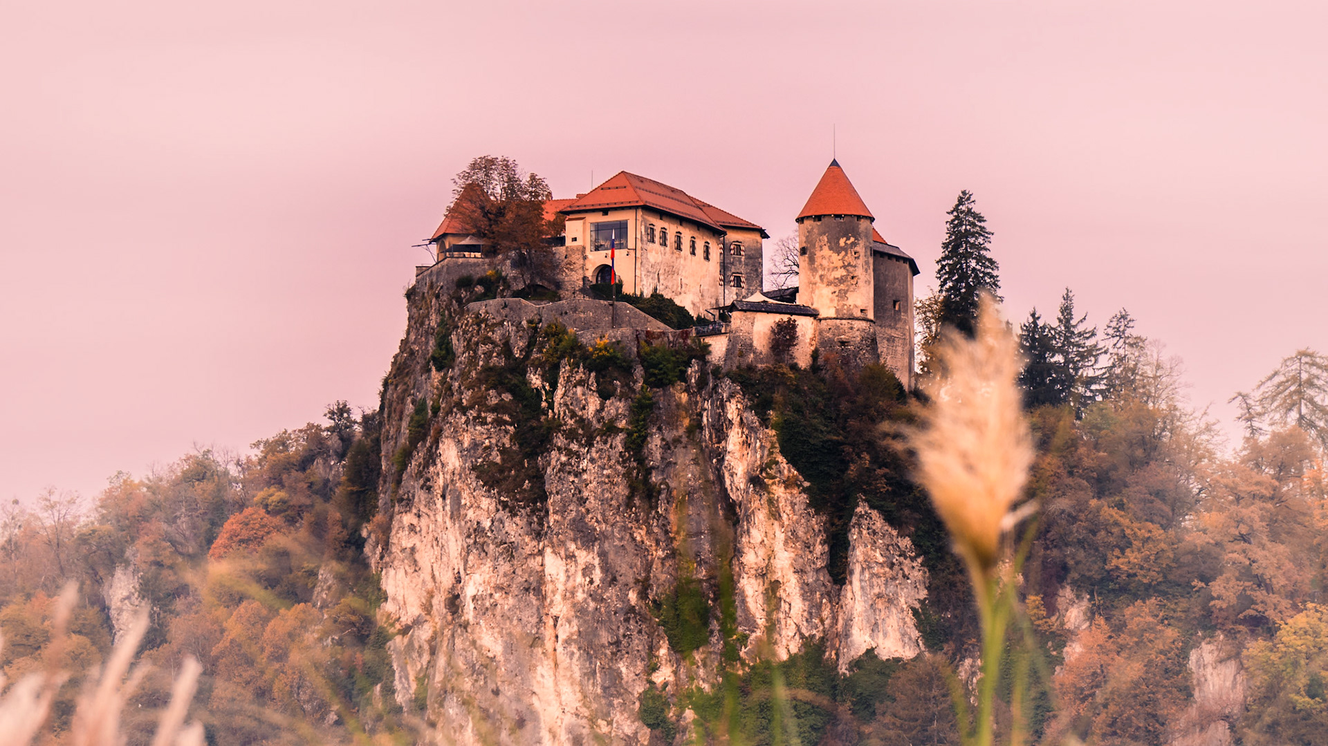 Bled Castle by Lake Bled
