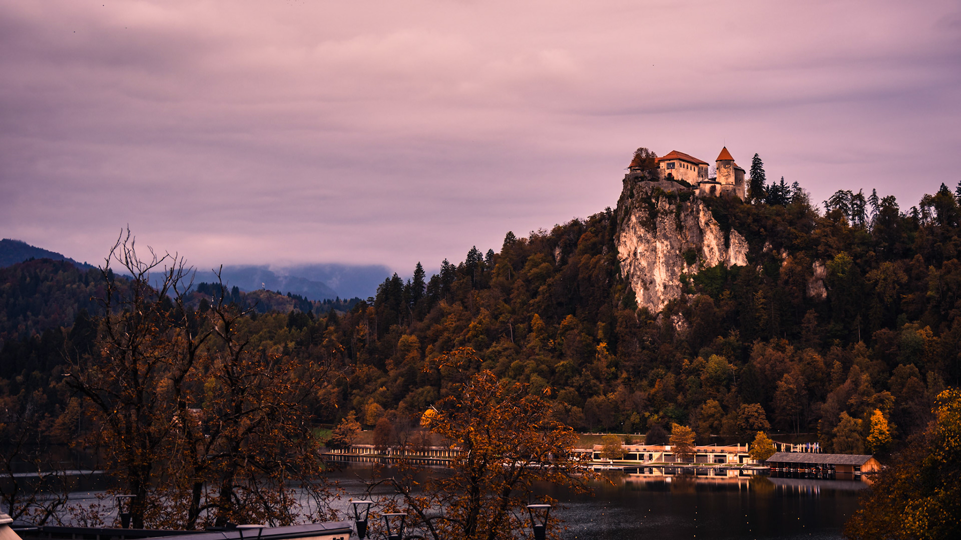 Bled Castle in the morning