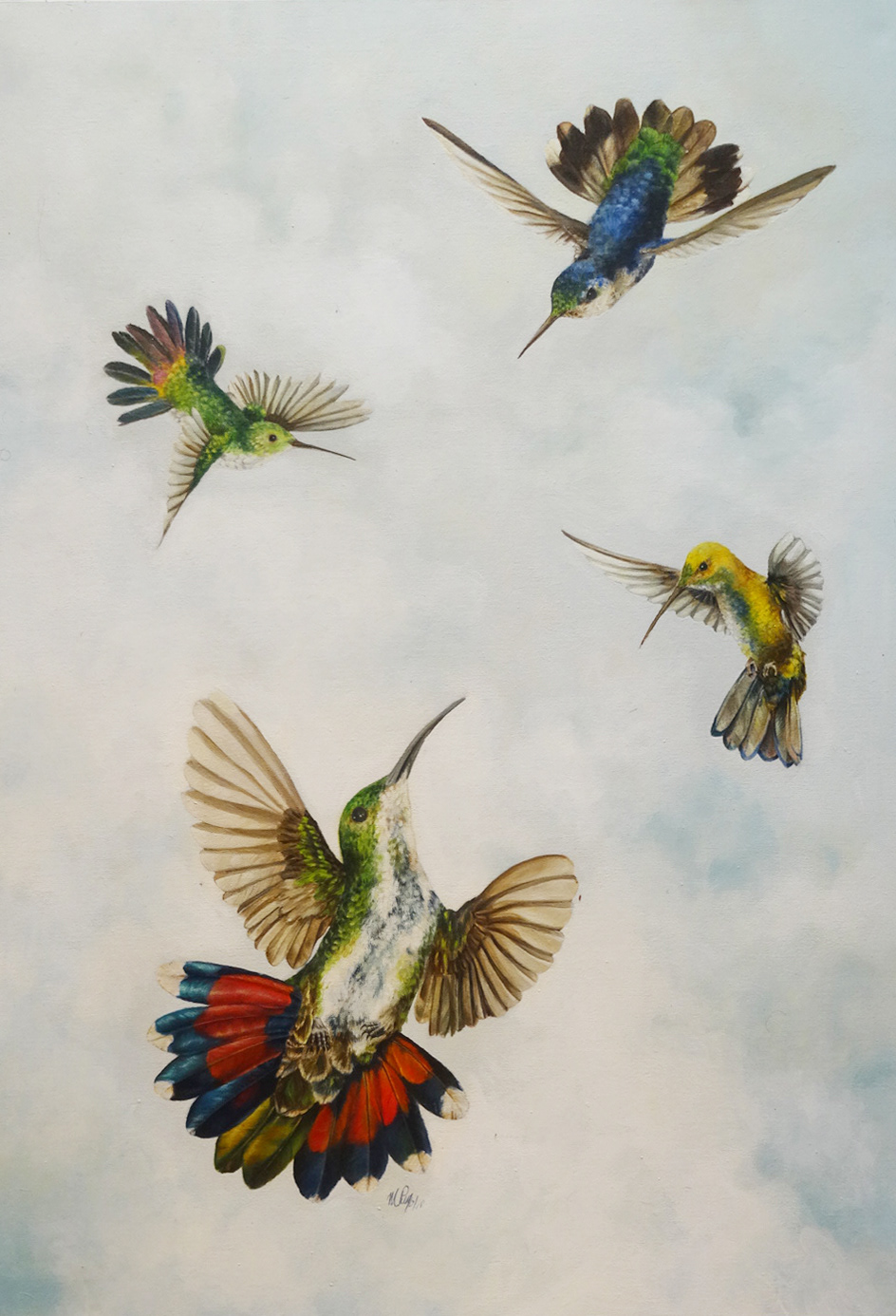 Acrílico sobre lienzo · Acrylic on canvas 100 x 70 cms. 2018