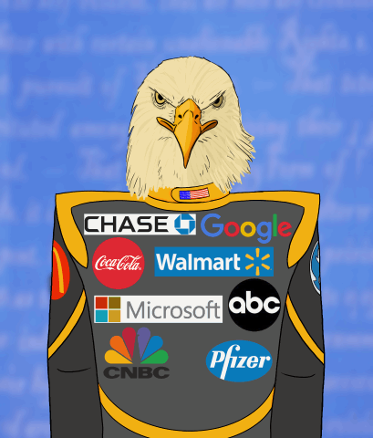 Money Buys Elections - Political Sponsors/Parties - Procreate - 7.997 x 9.377 in - 2024