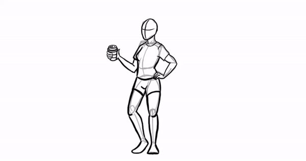 Heavenly Coffee - Transformation Animation - Otis College of Art and Design - 3.97 x 2.095 in - 2023 Software: Procreate