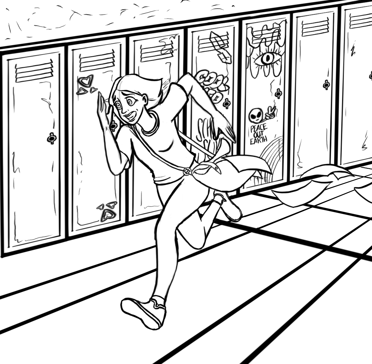 Sara - Otis College of Art and Design - Environment Test 1 Thumbnail - 8.04 x 7.763 in - Procreate - 2023