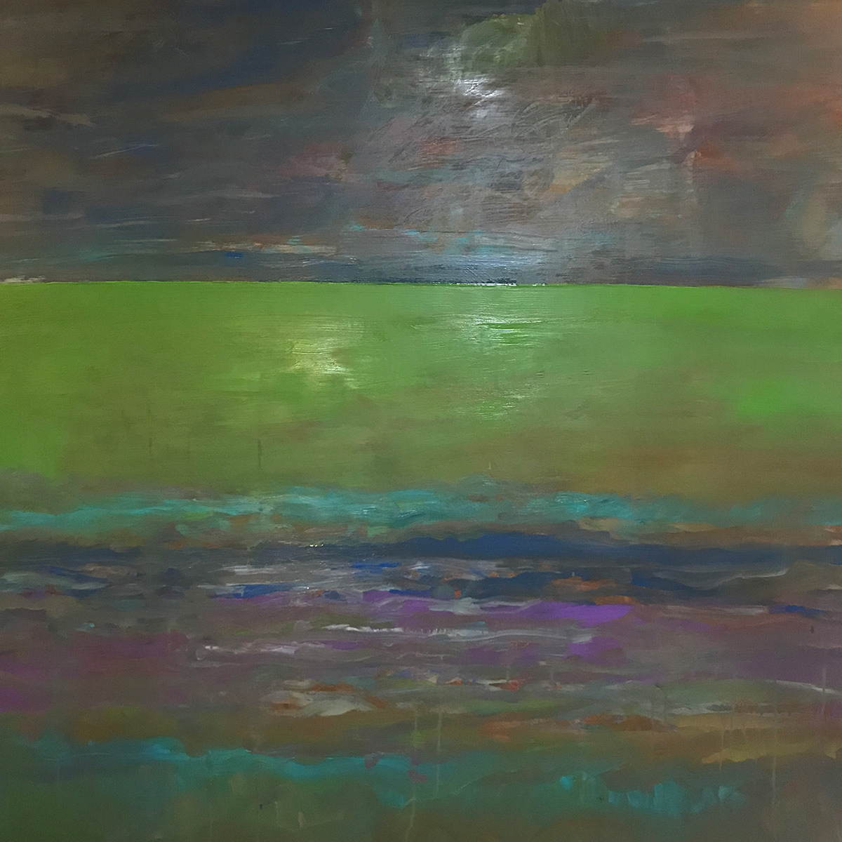 Moses Went Walking - 48"x48"