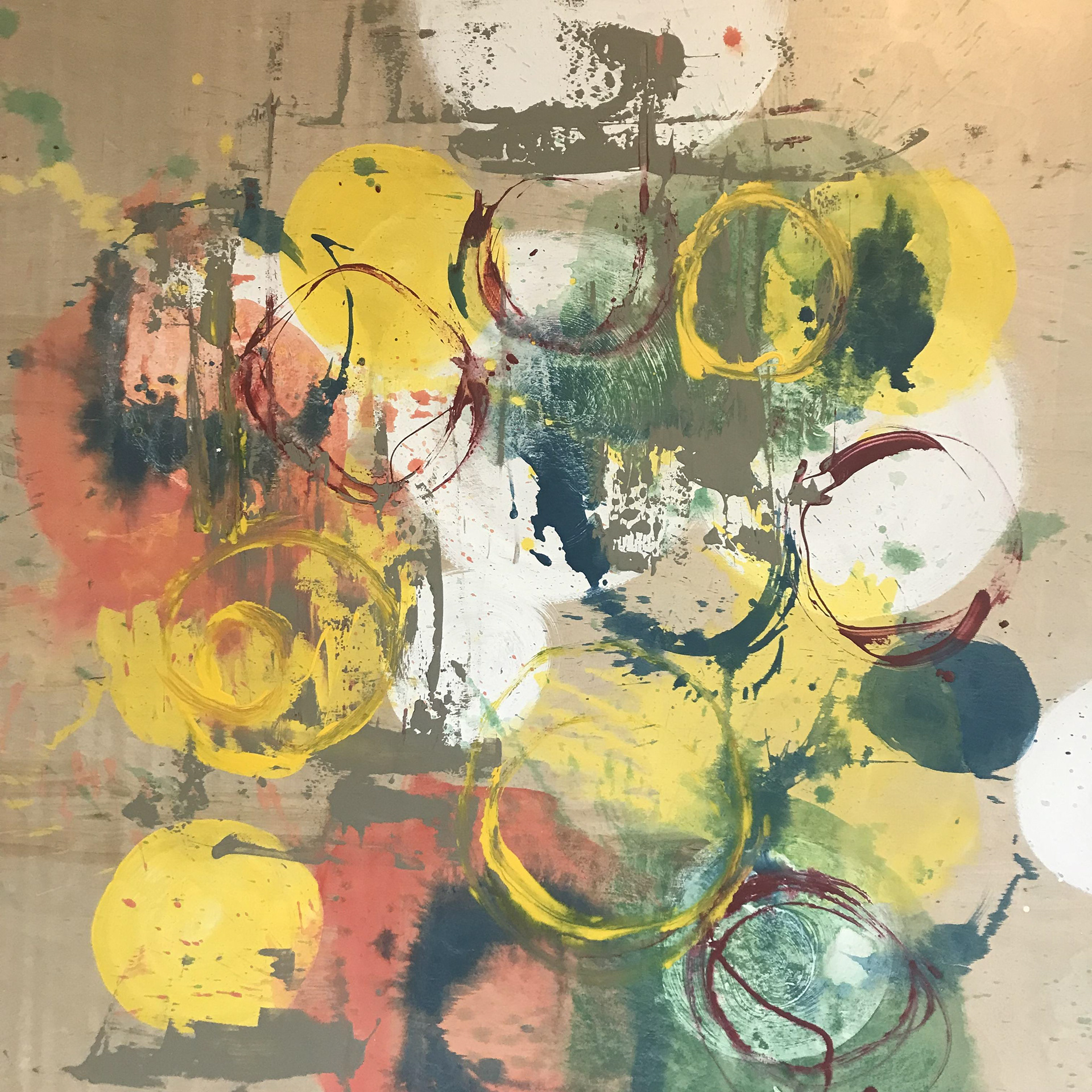 Chaotic Balance - 48" x 48"