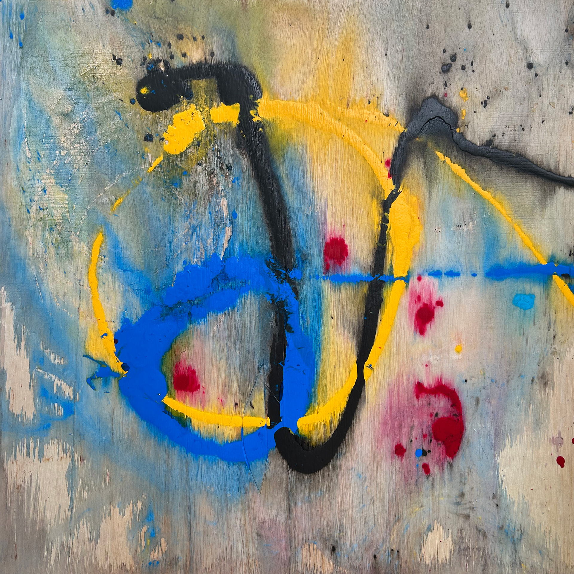 Open Ended Question - 24" x 24" - paint on wood panel