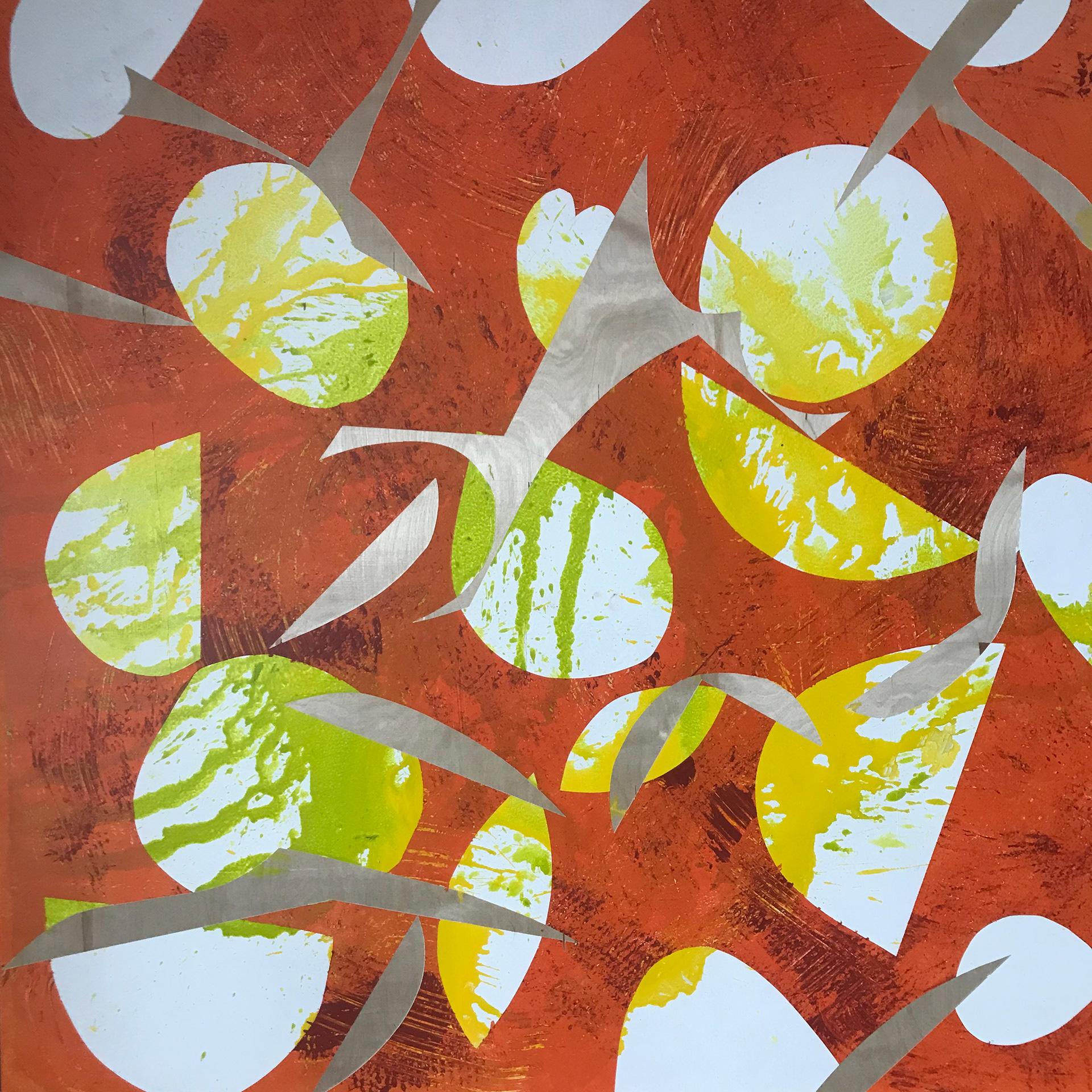 We Are All Sick, We Are All Well - 48"x48"