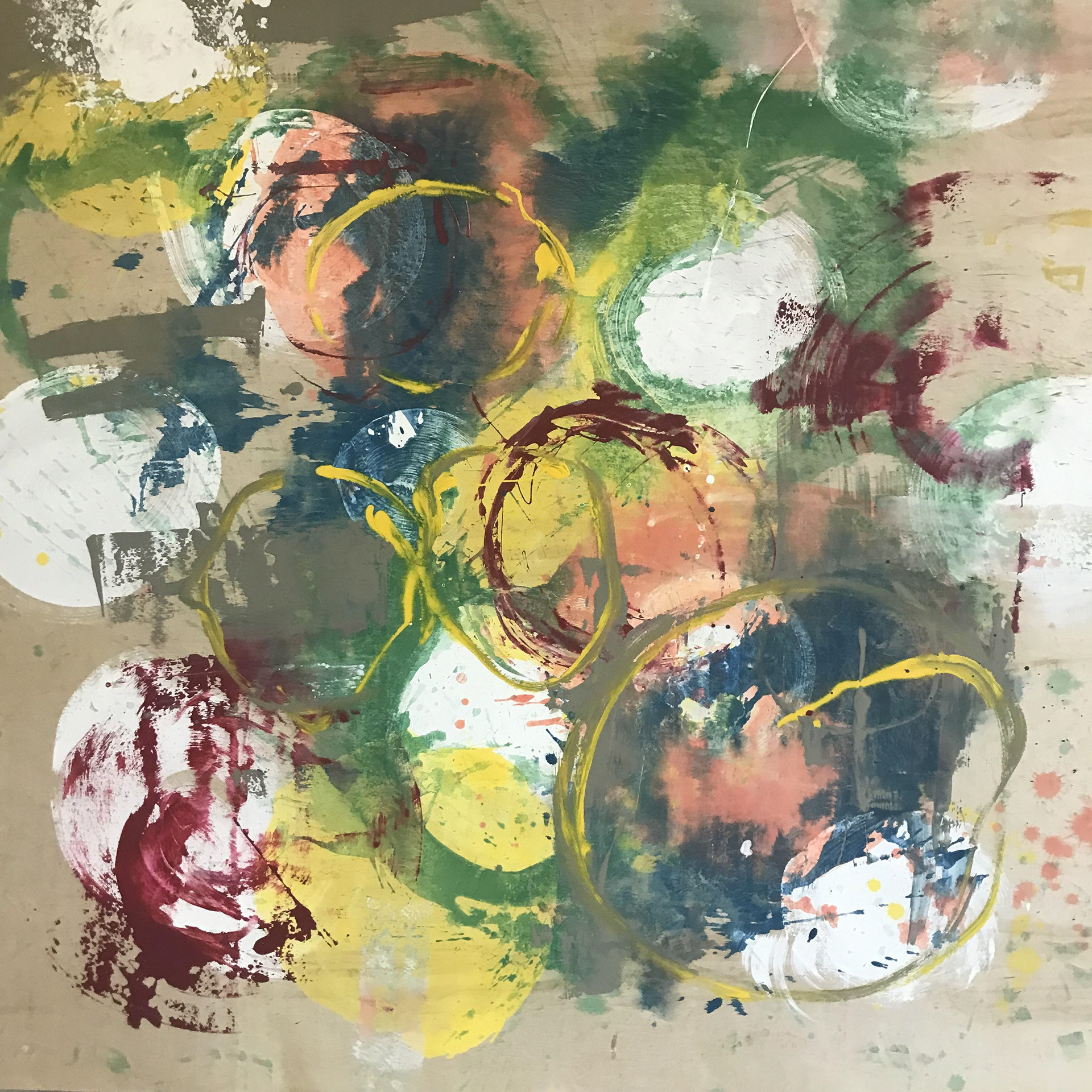Chaotic Balance - 48" x 48"