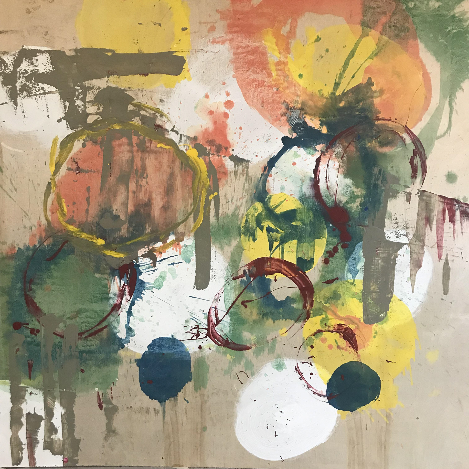 Chaotic Balance - 48" x 48"