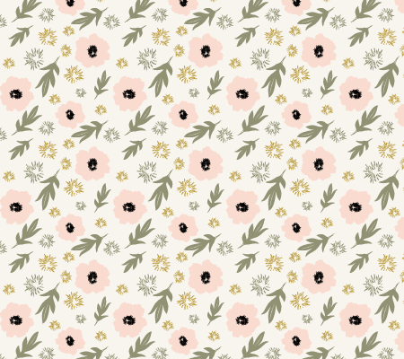 Bold Floral Pattern - pink peonies