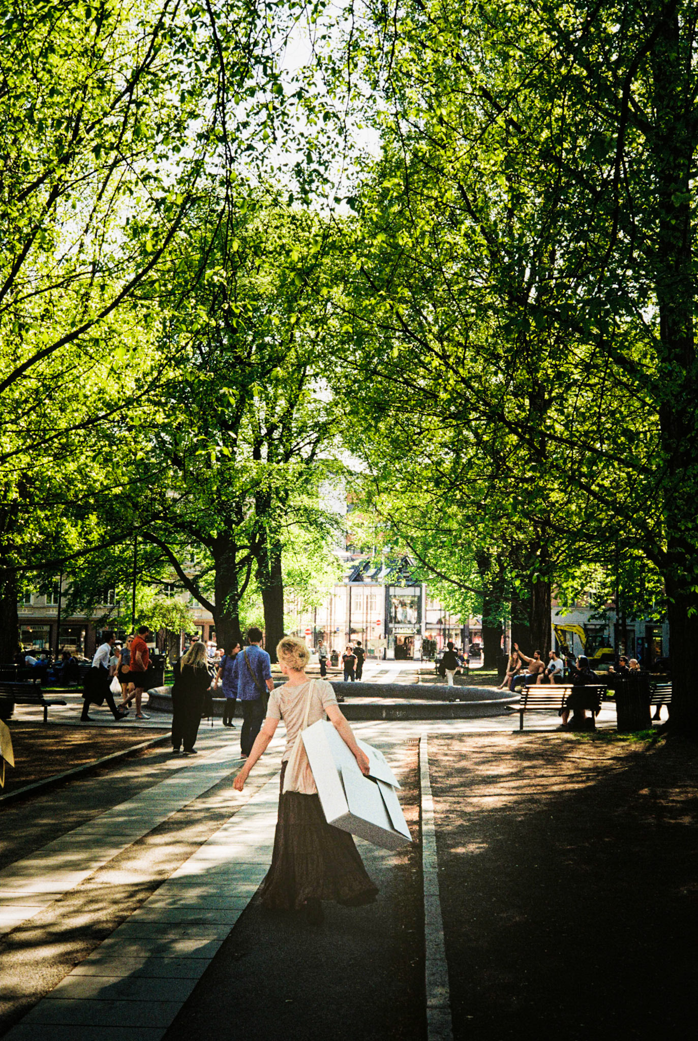 Olaf Ryes plass, Oslo - Rollei35S Kodakcolor gold