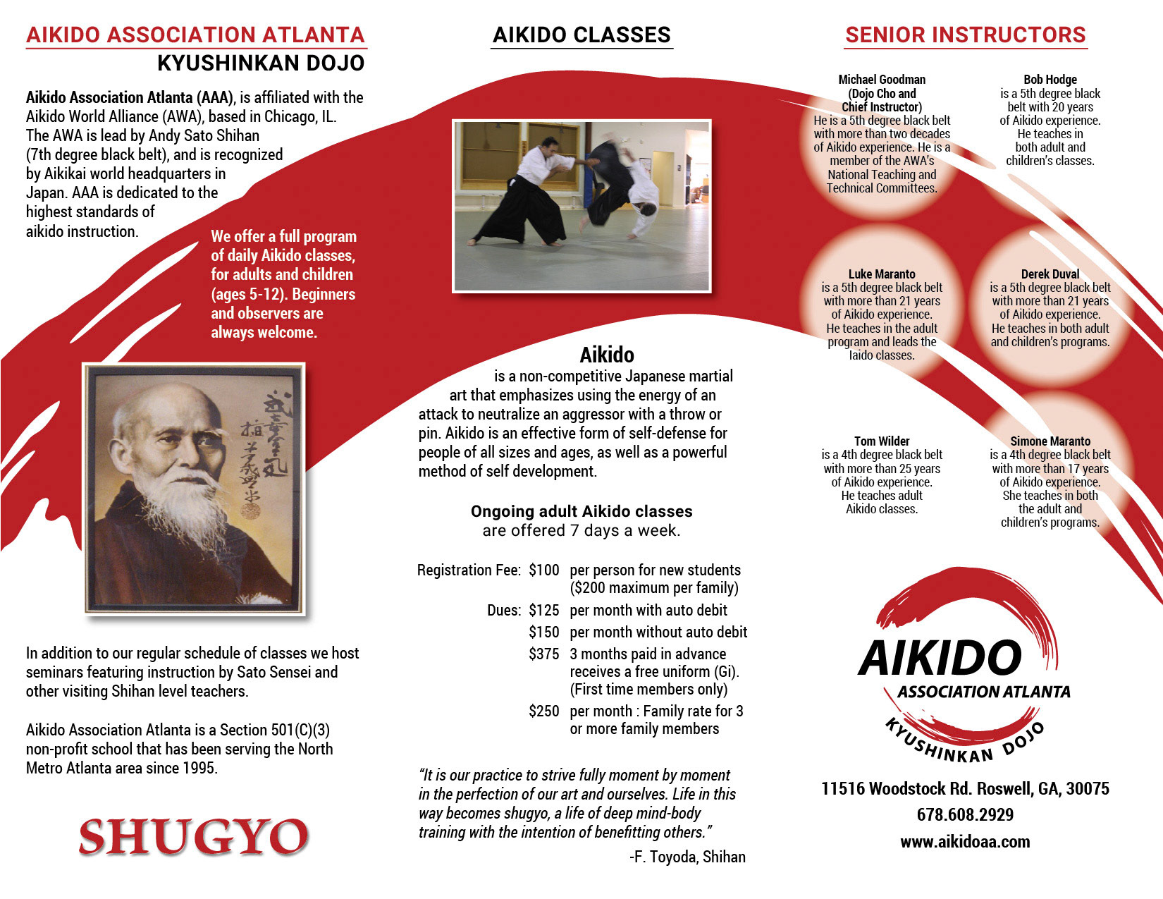 AAA Adults Brochure Inside