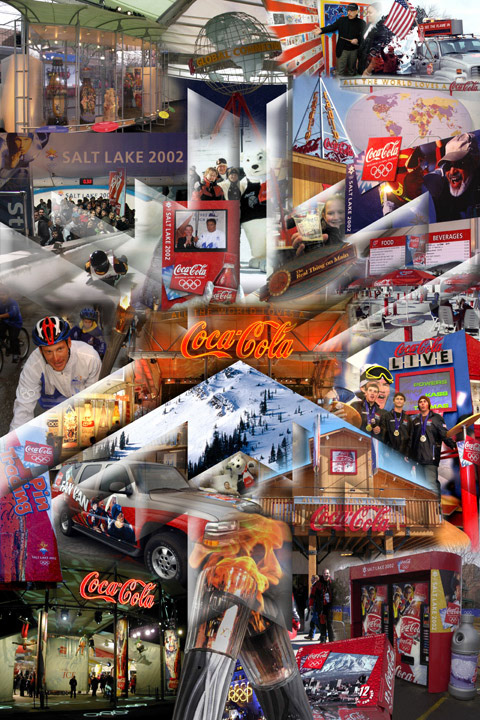 2002 Olympics Commemorative Coca-Cola Poster