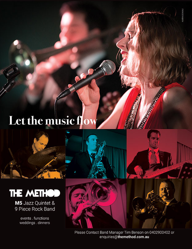 Poster for the Jazz quintet, The Method - Design and Photography