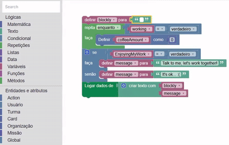 Blockly example
