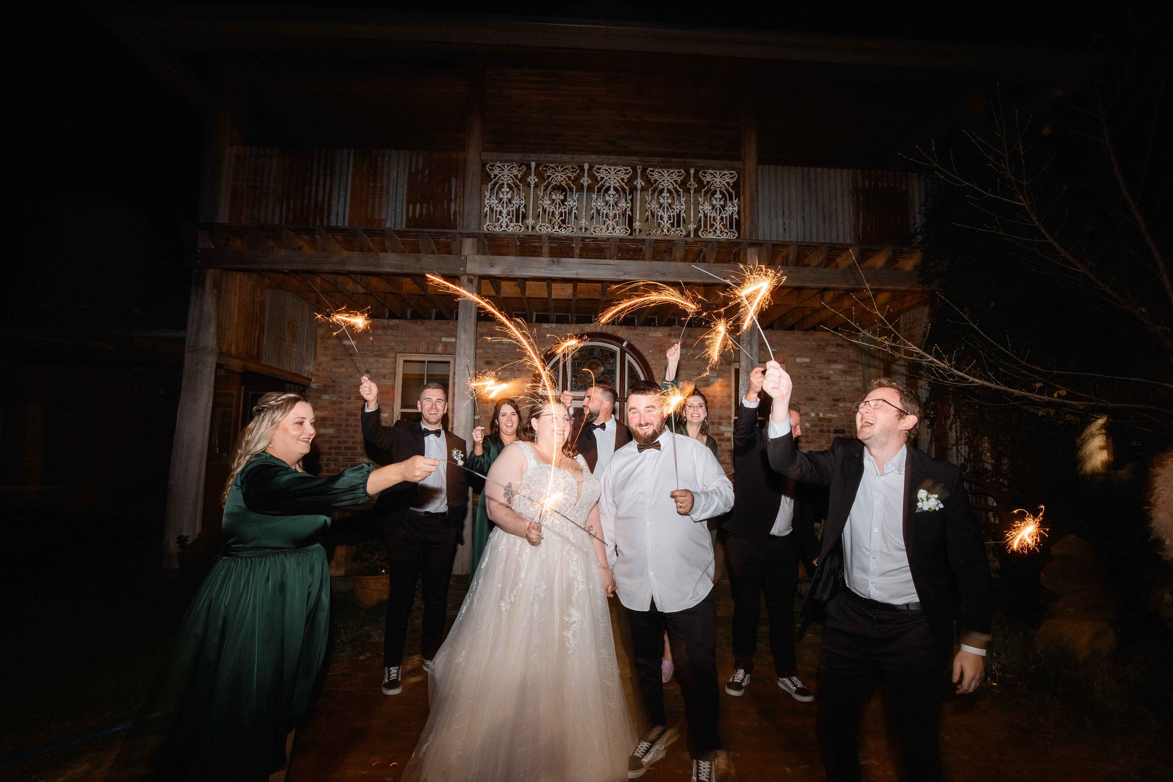 Sparkler shot at the Gold Creek Station. Captured by Olia Photography.