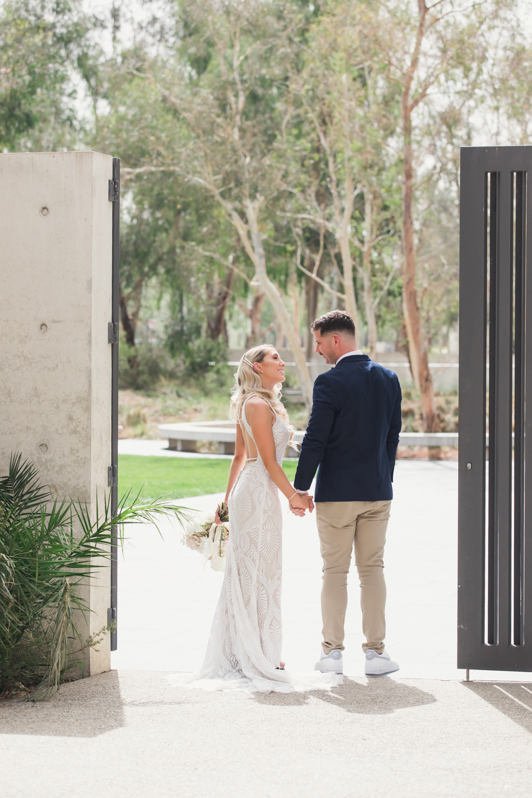 Wedding in Canberra, captured at the National Gallery of Australia (NGA) by Olia Photography.
