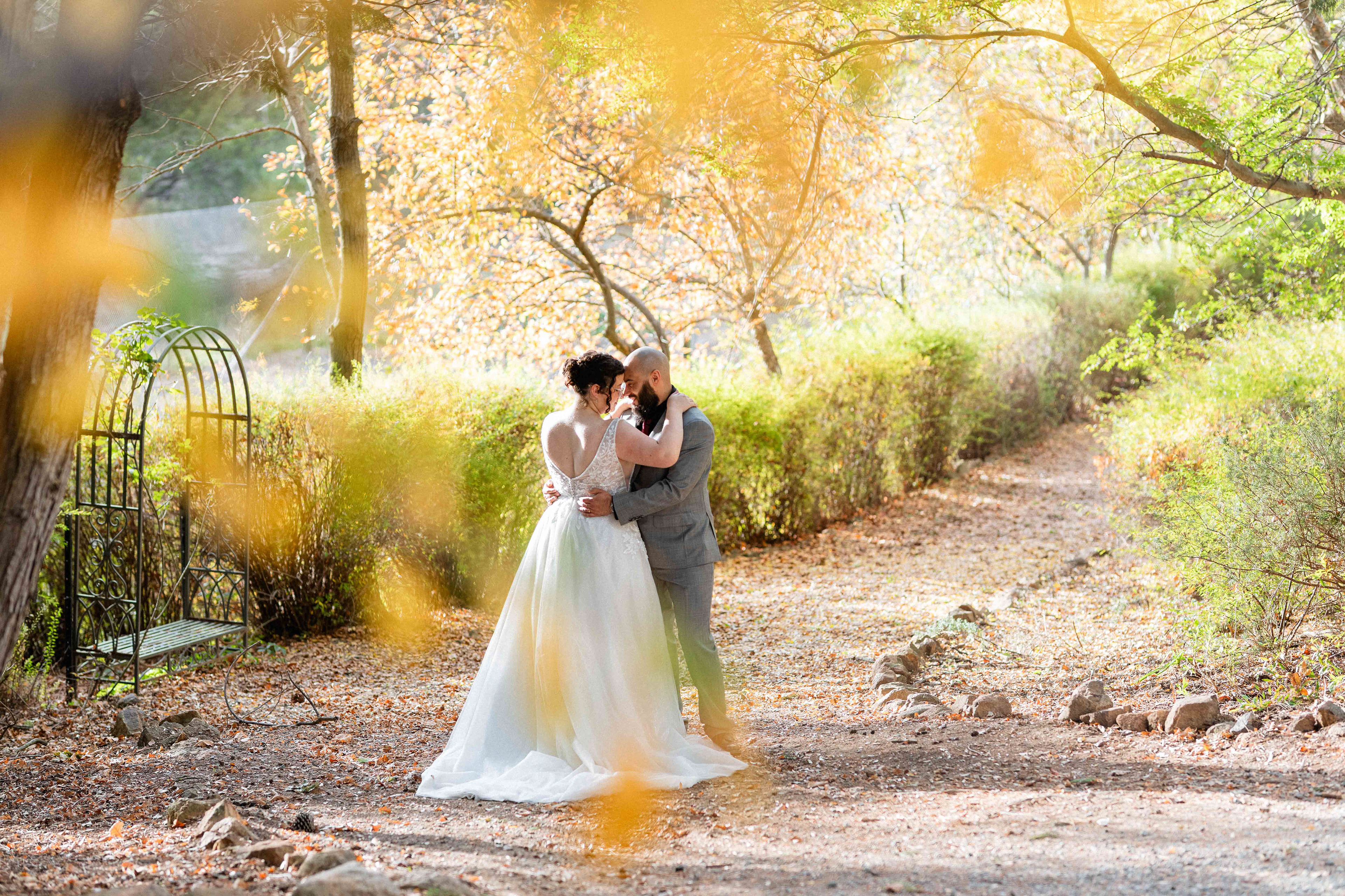 Wedding bride and groom portraits at Ginninderry Homestead.