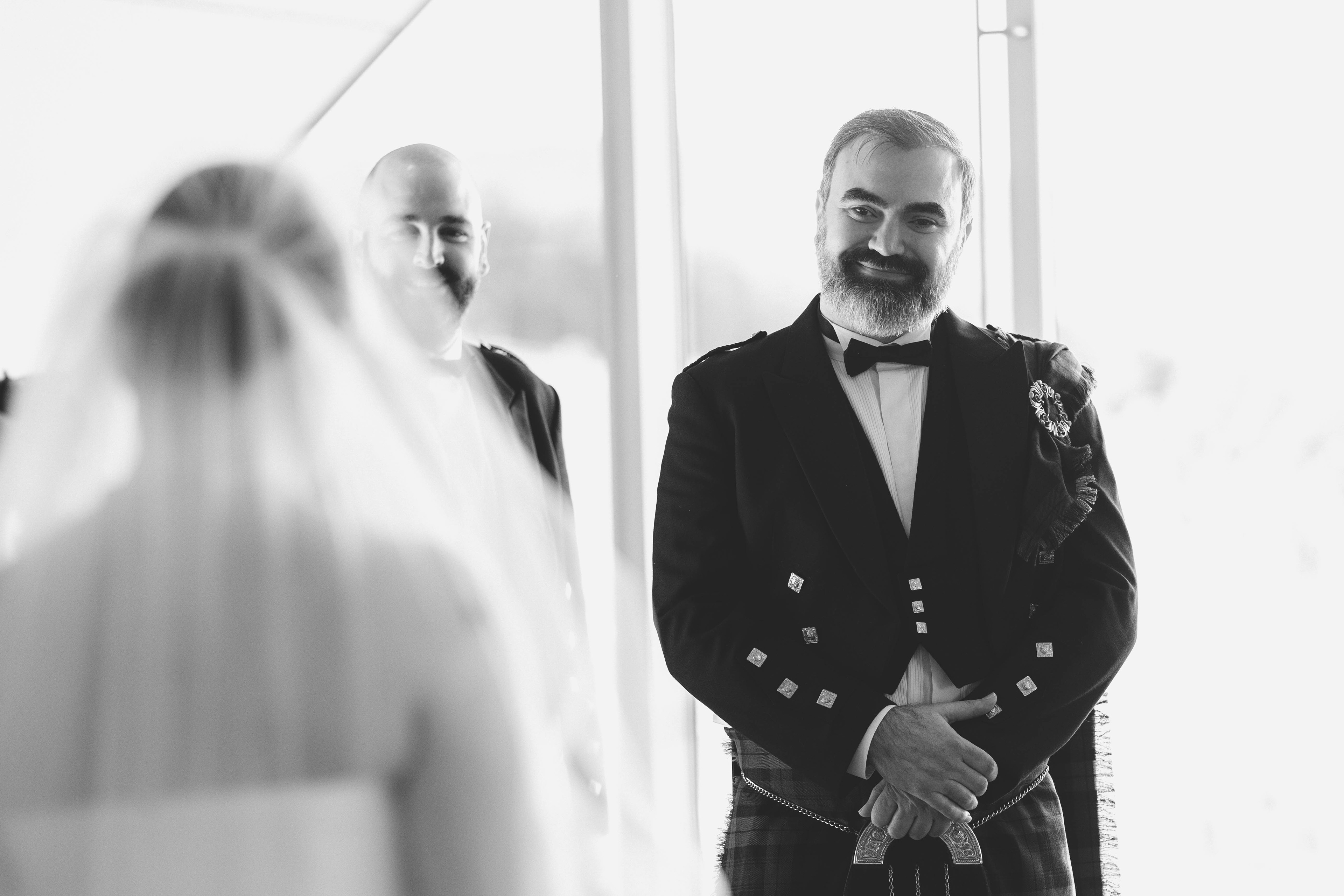 Wedding Ceremony at Margaret Whitlam Pavilion, National Arboretum Canberra. Captured by Olia Photography.