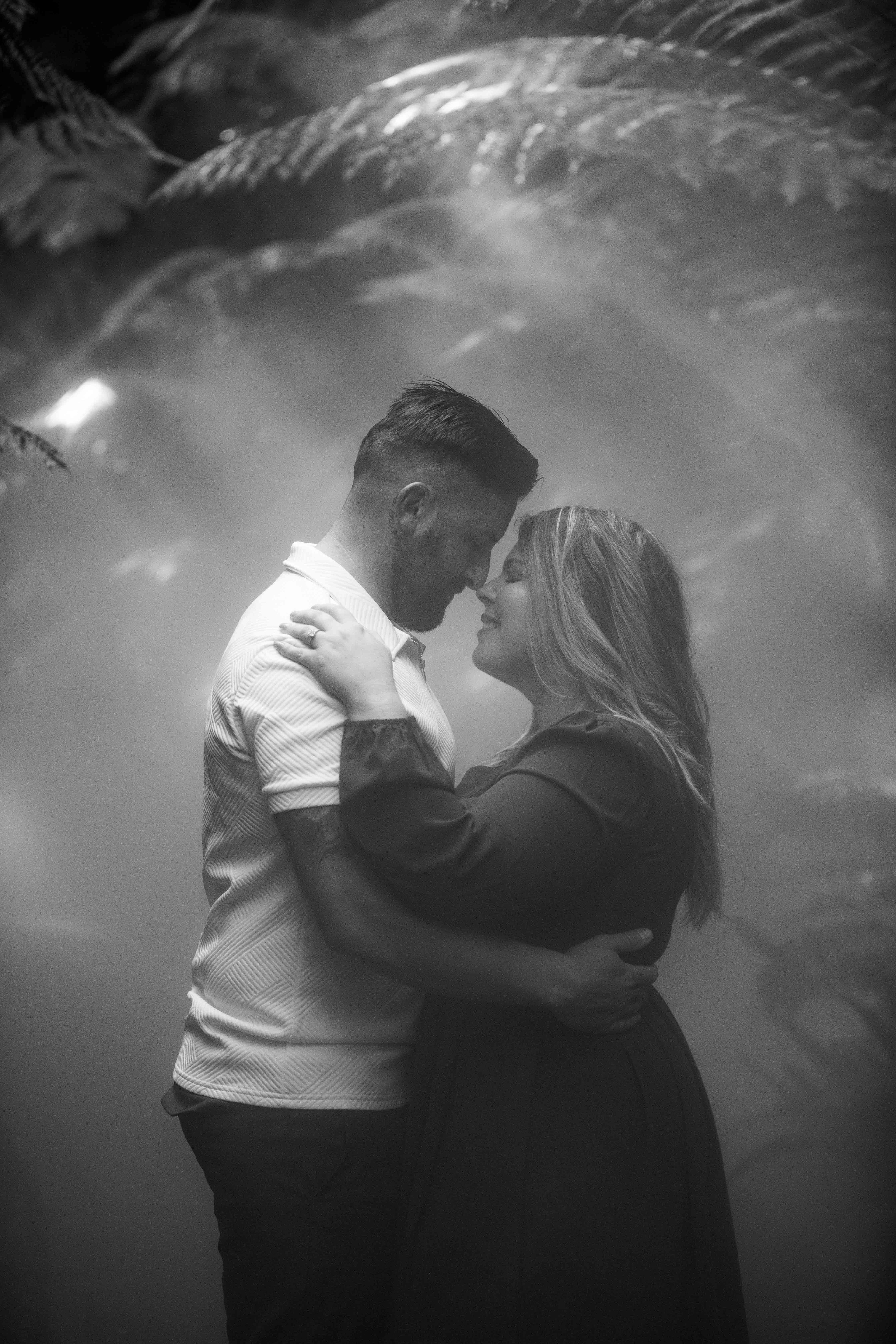 Engagement photo session at the Australian National Botanic Gardens in Canberra, captured by Olia Photography.