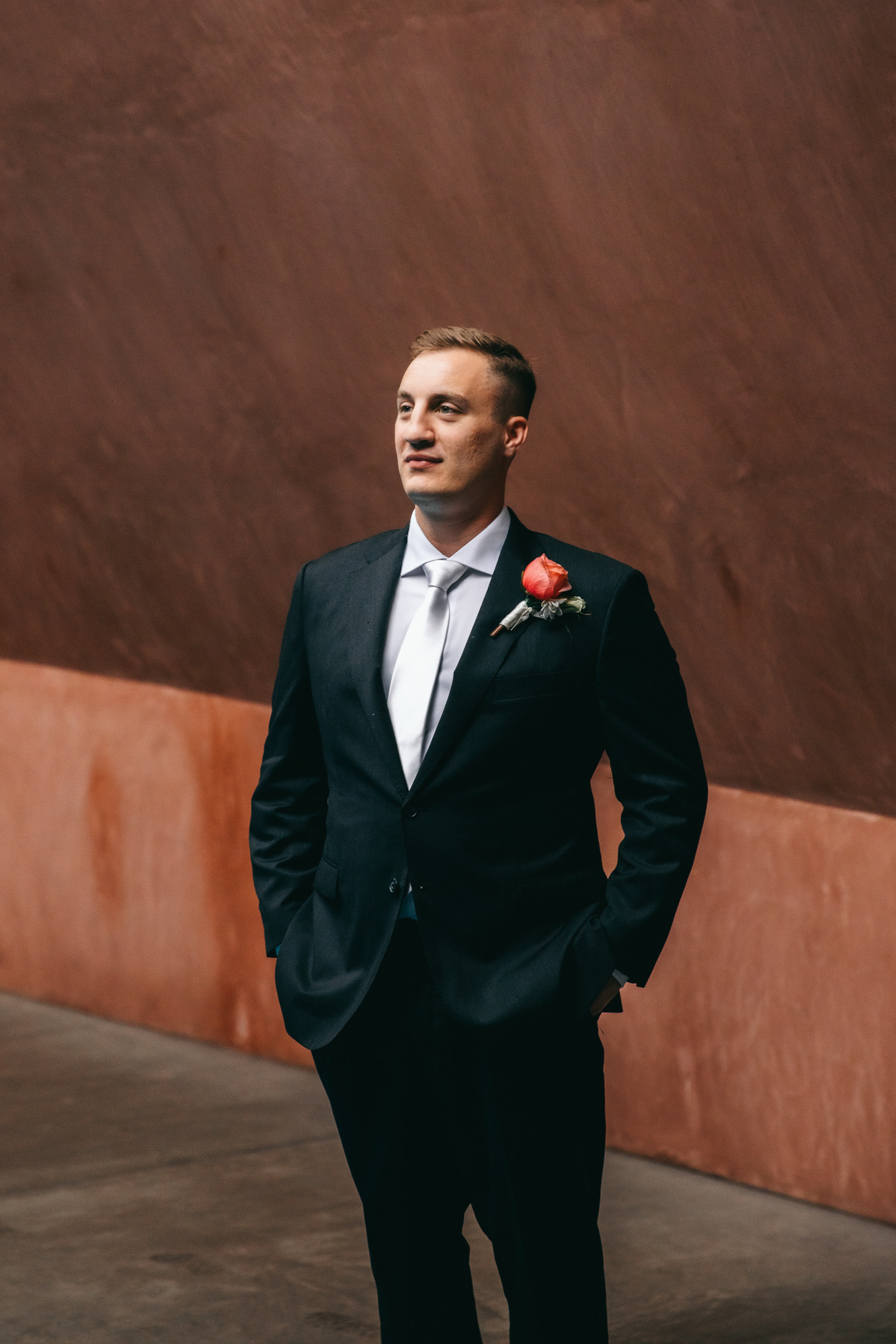 Wedding at the National Gallery of Australia (NGA, Sky Space). Captured by Olia Photography. Canberra.