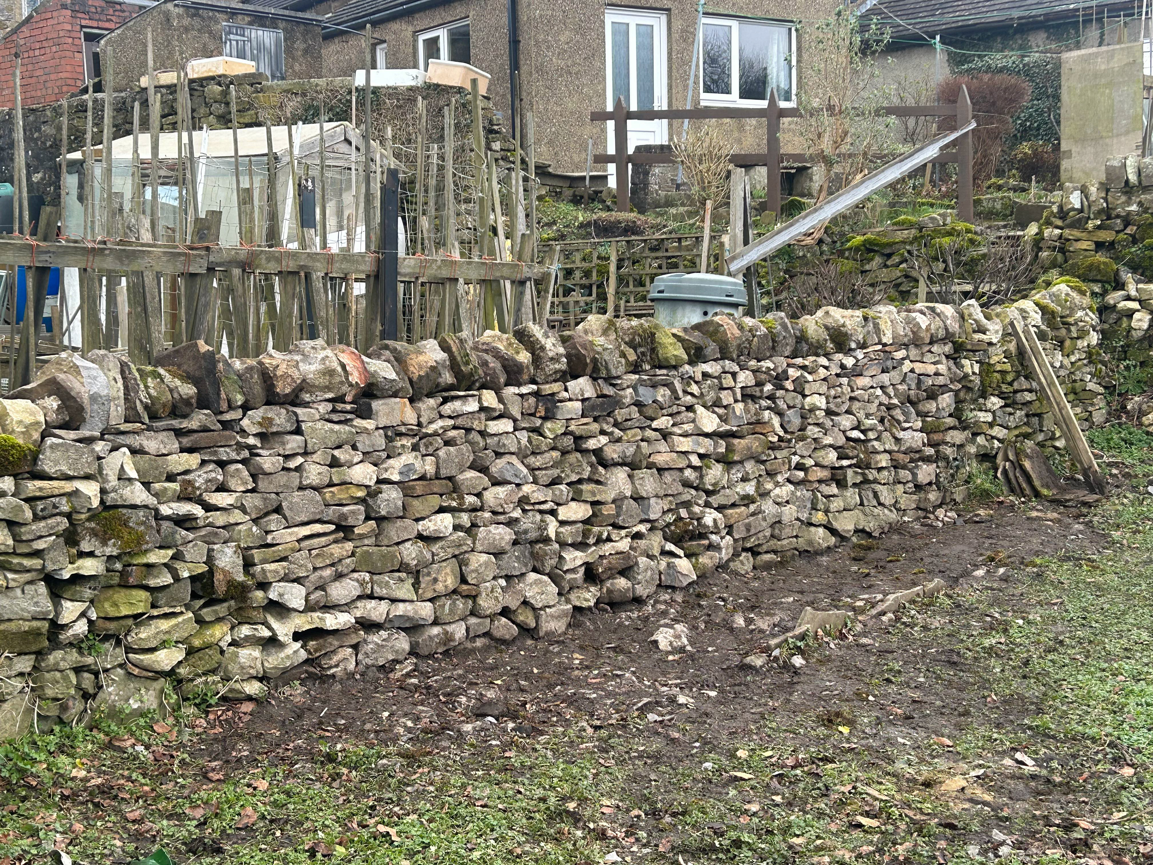 Gap repair - field wall Eyam
