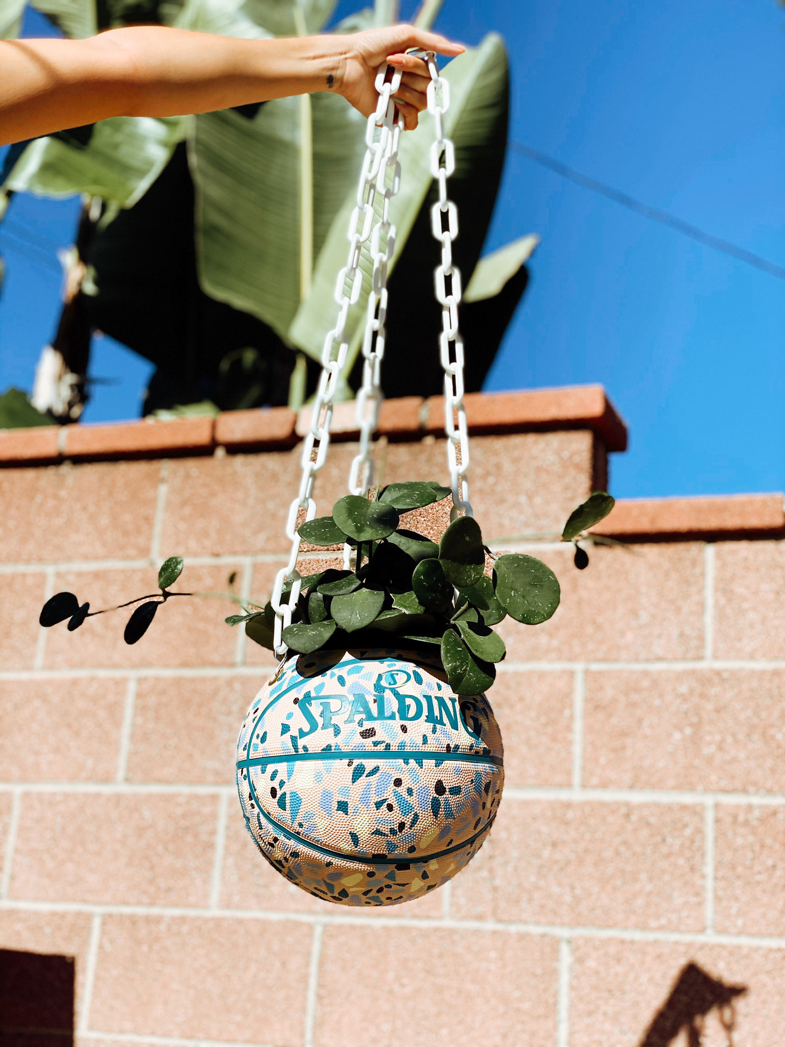 Terrazzo Basketball Planter