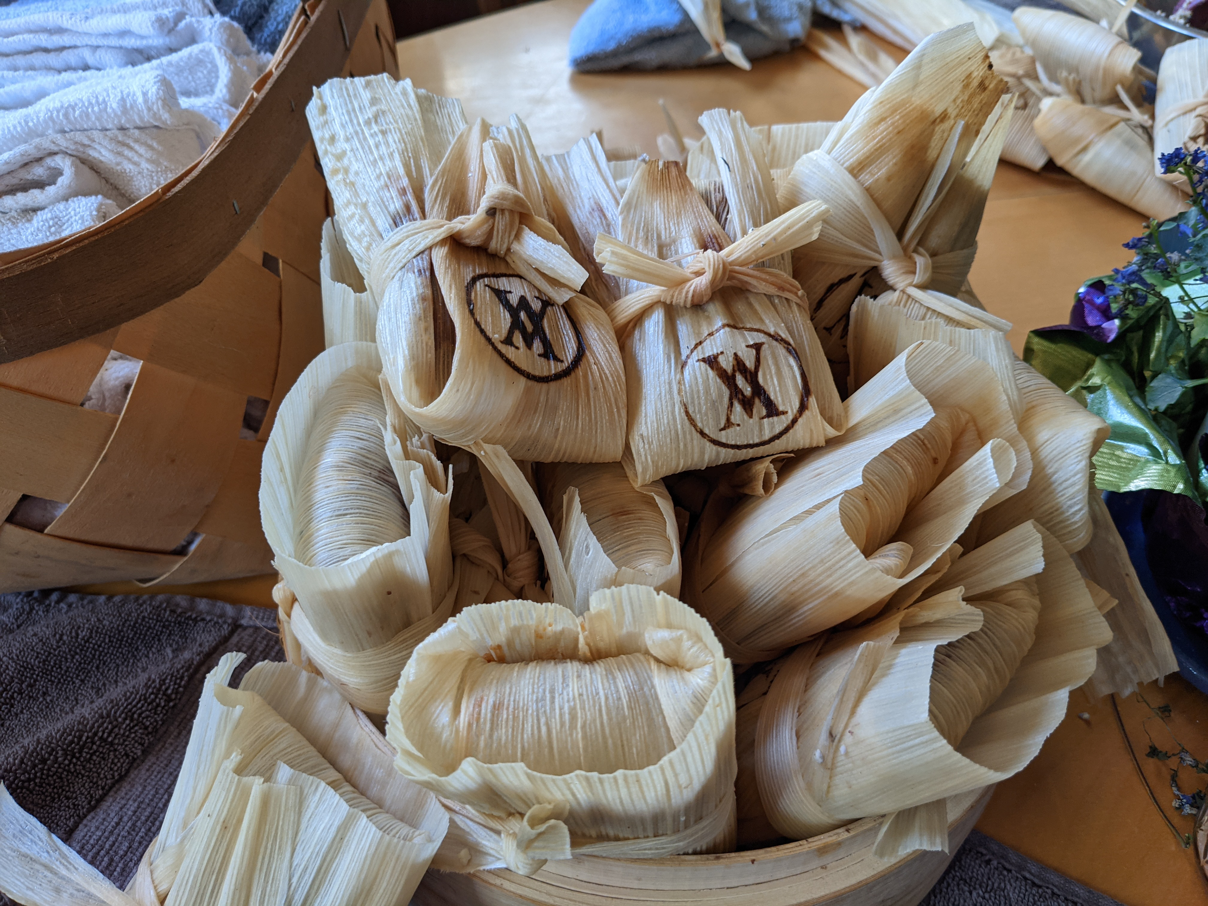 Wrapped and Branded Tamales