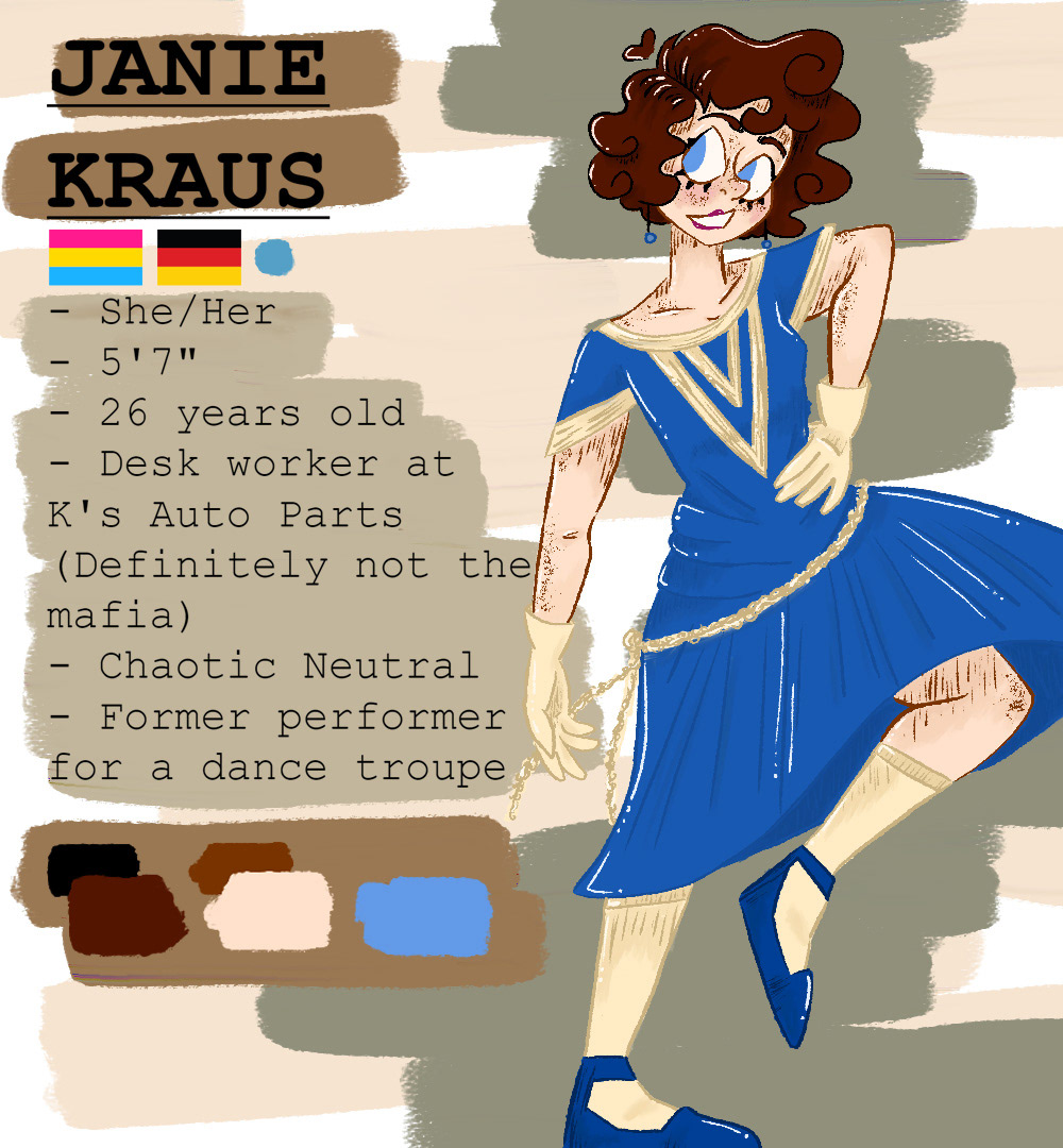 Janie Character Sheet
