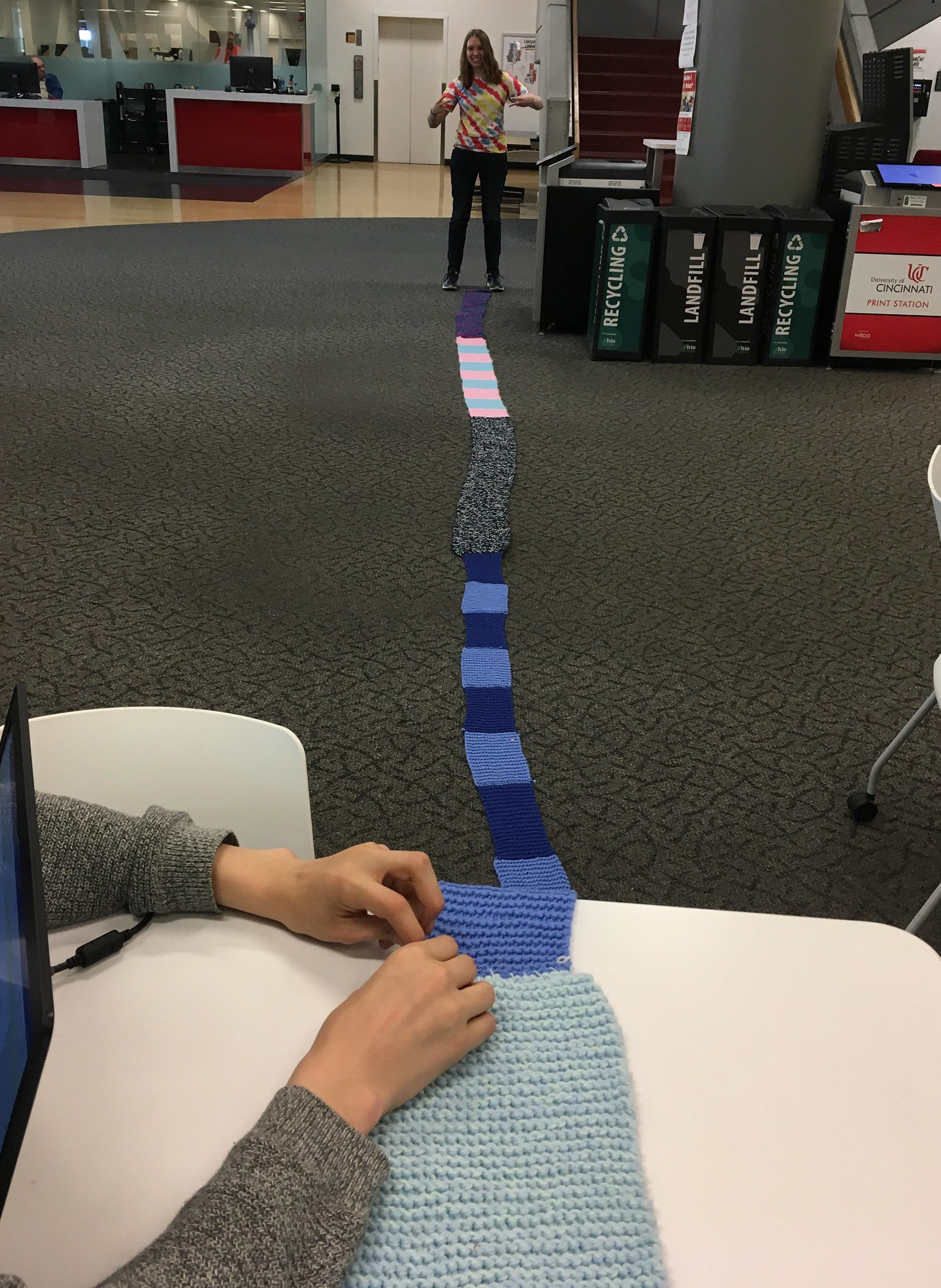Final Scarf, Unrolled