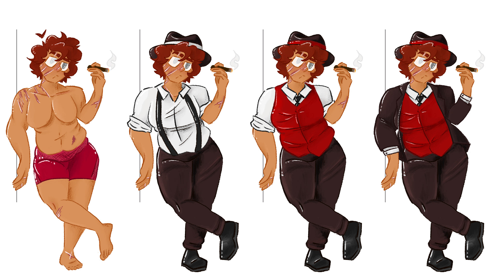 Kay Outfit and Anatomy Study