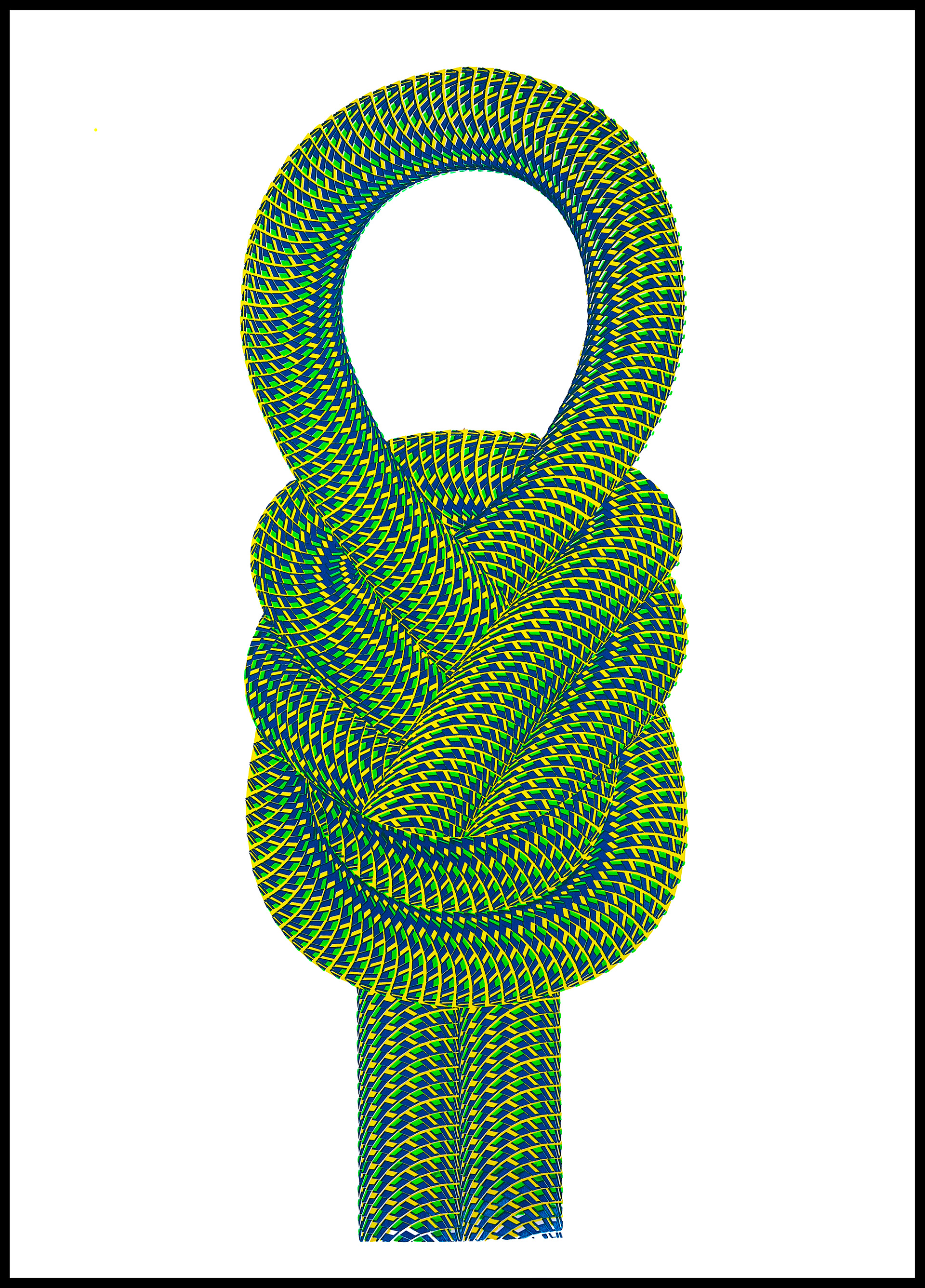 26"X36" Green/Yellow/Navy