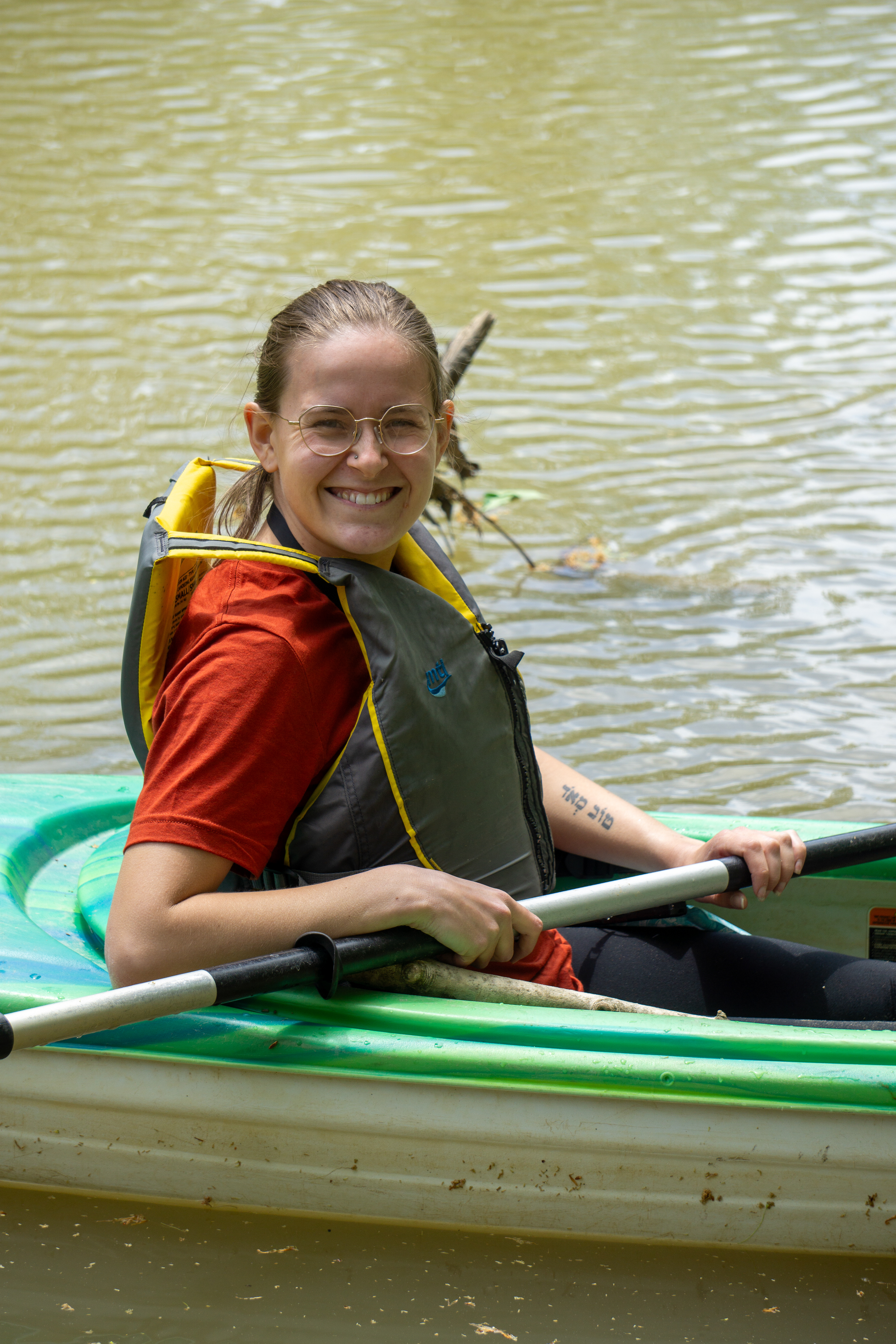 The connecting trail offered no better place to cross, and after flagging down an amazing kayaker: she brought my dose of trail magic and ferried my boots and backpack to the other side of the river