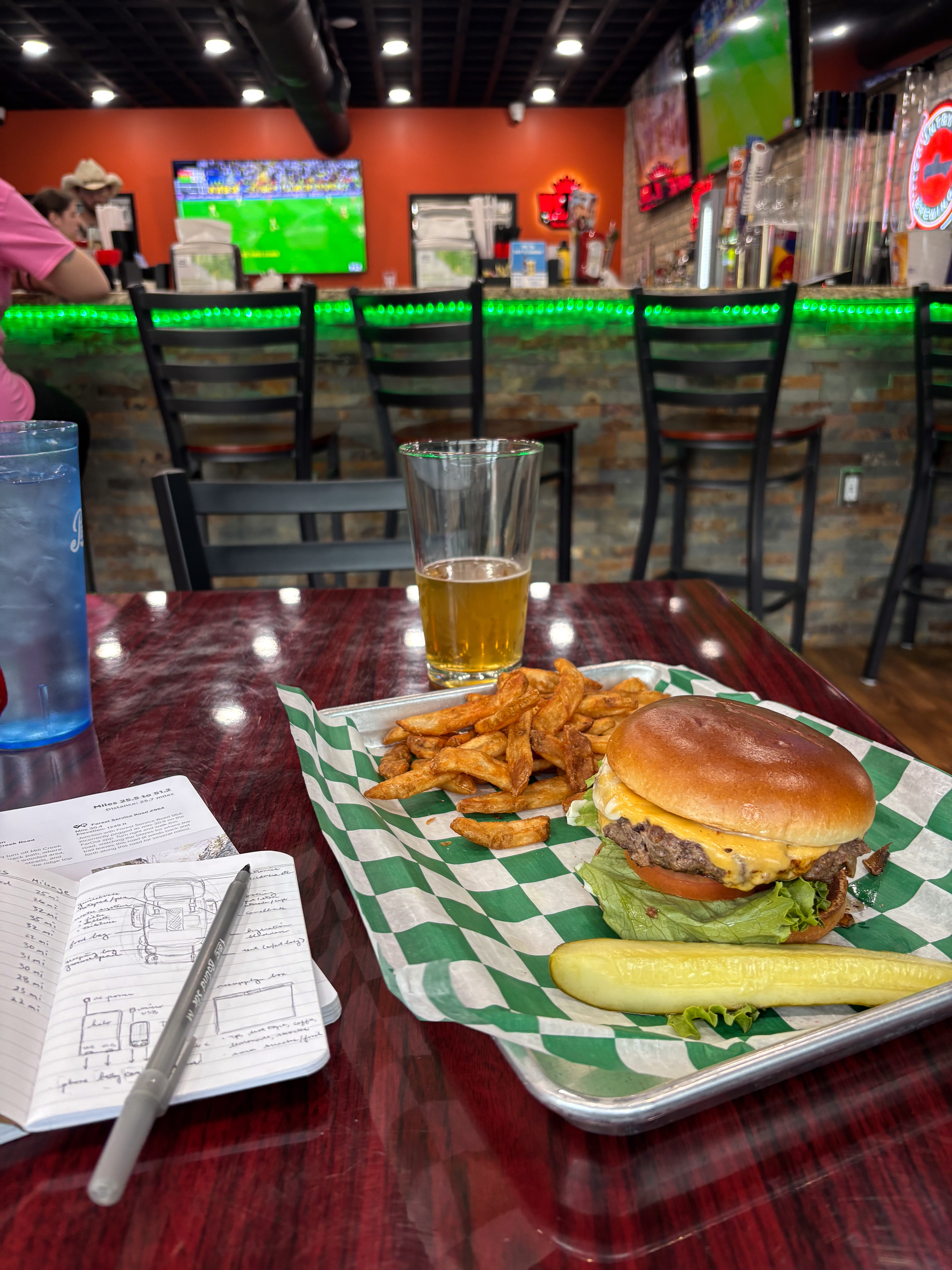 Fat Patty's to slowly pan my next miles