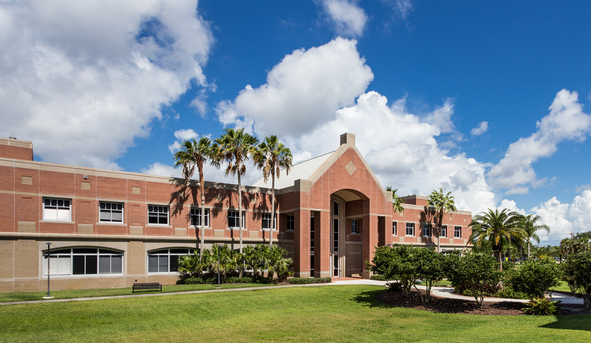 Architectural image of commercial building at Florida Institute of Technology, Melbourne, FL.
