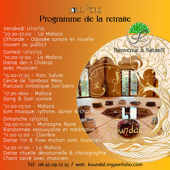 Programme de la retraite Son'Ssens