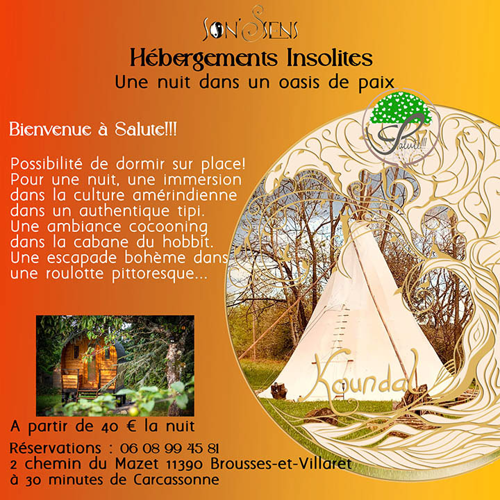 Hébergements insolites sur place