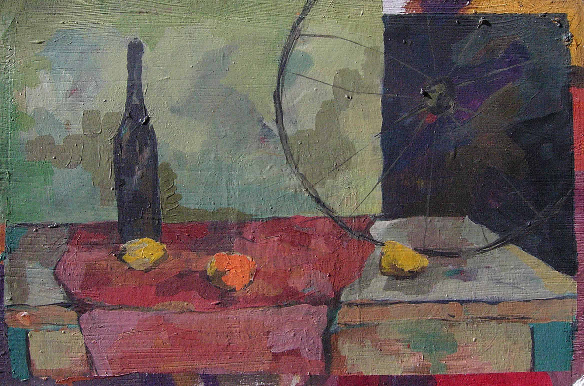 Still-Life Composition | Medium: Tempera Pigment Paint | Dimensions: 100 x 70 cm