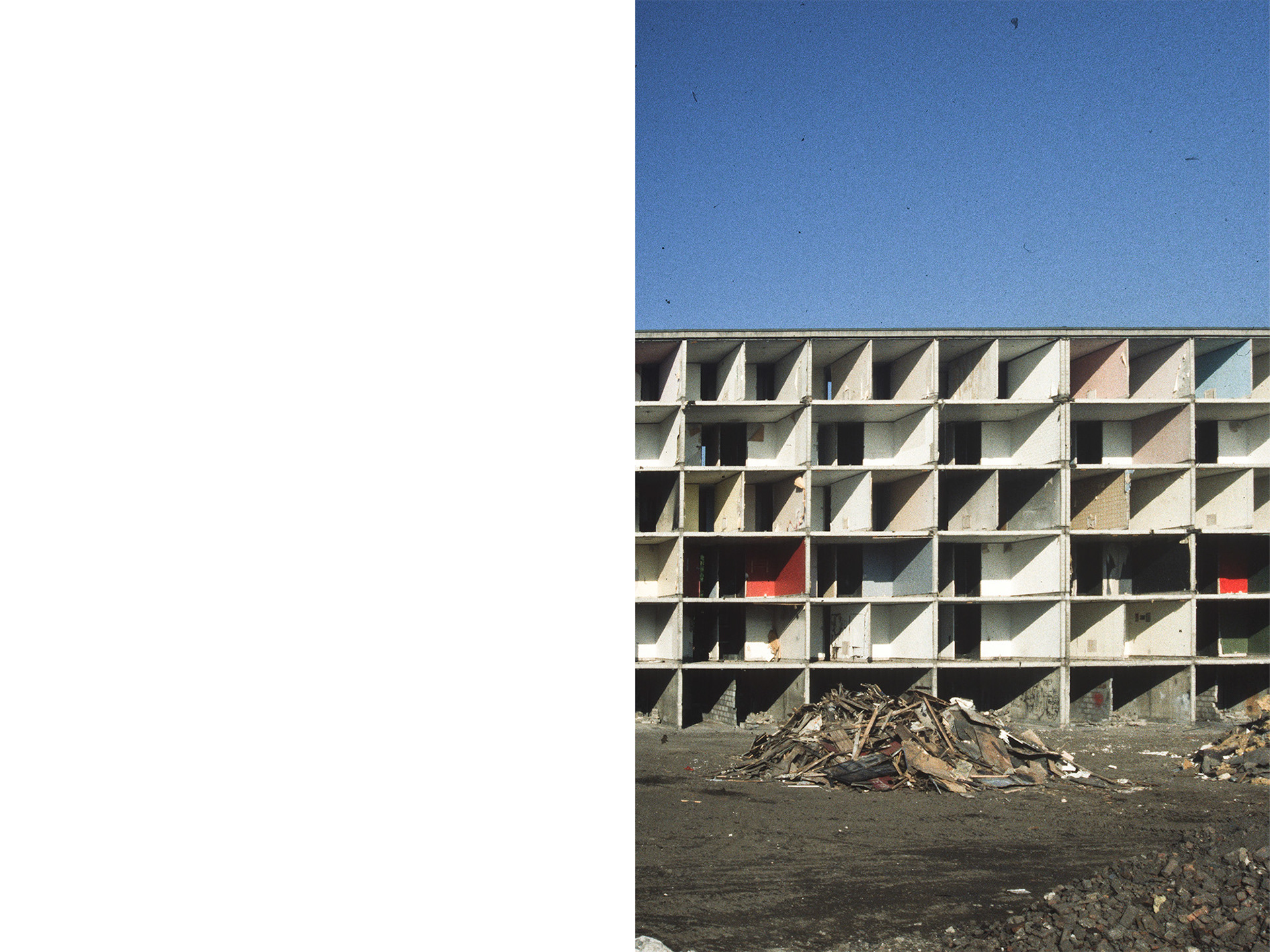 Demolition of Hulme. 1996