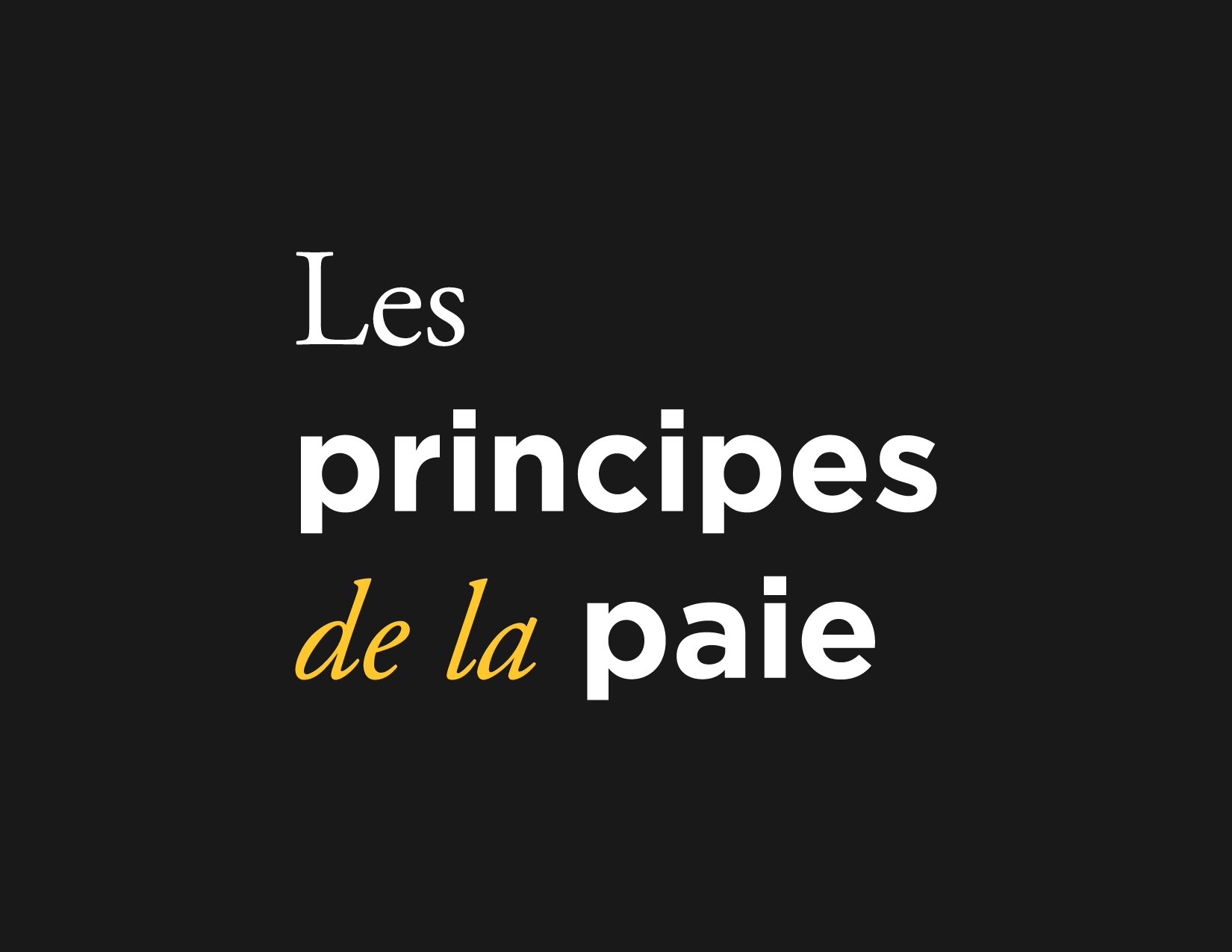 Wordmark - French