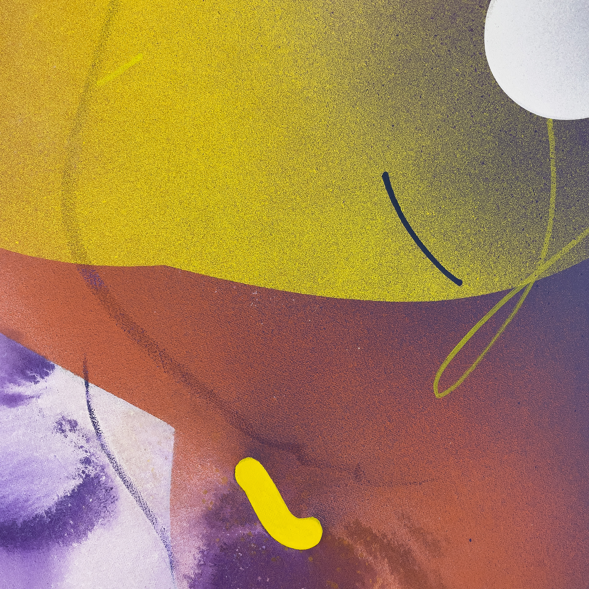 details of 4th dimension painting