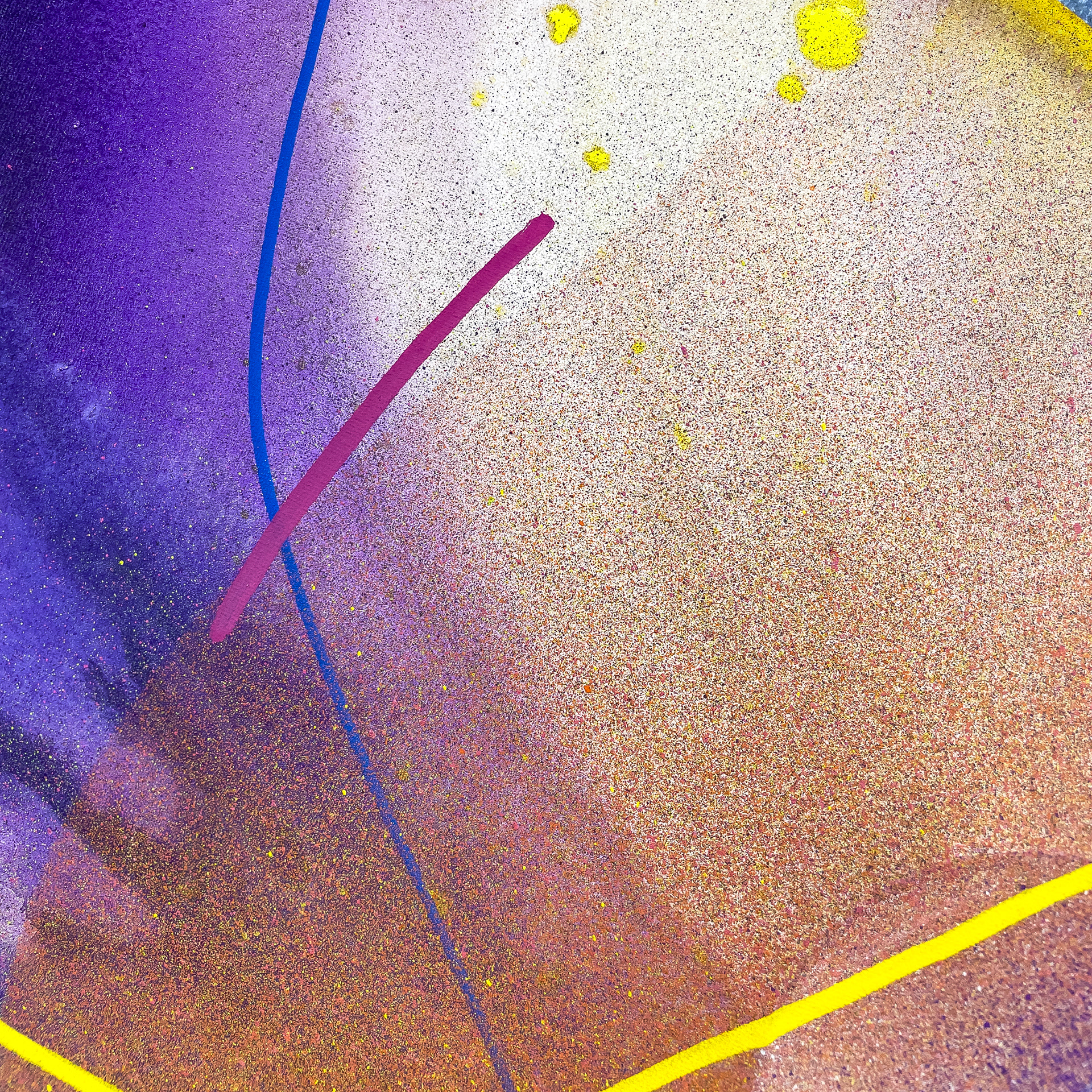 shine of the mind details of painting