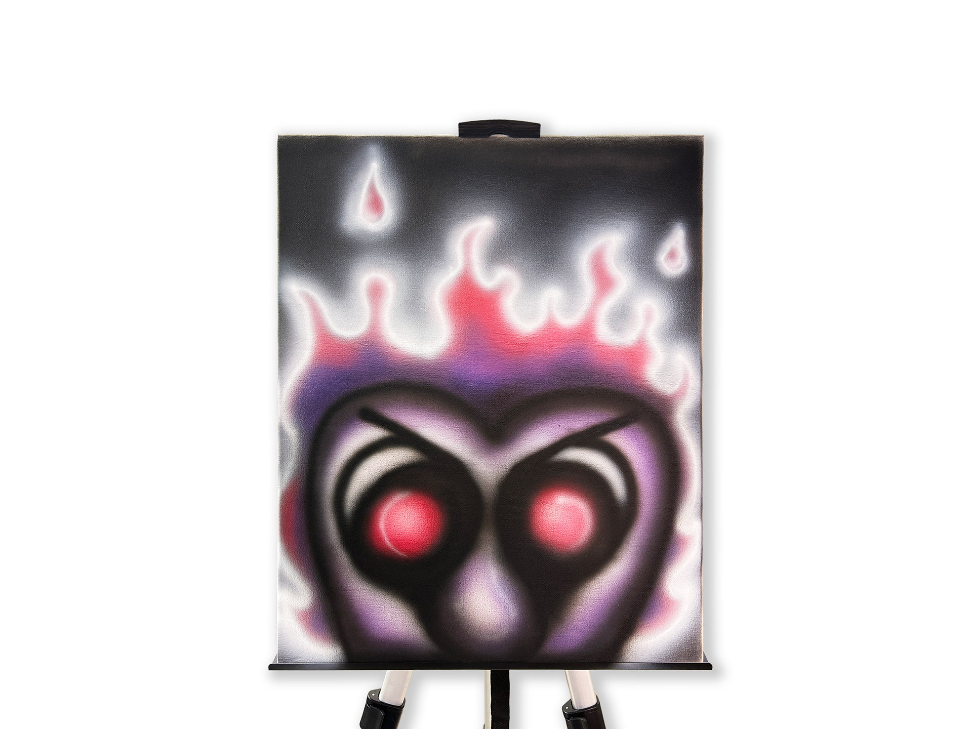 Untitled - acrylic airbrush on canvas