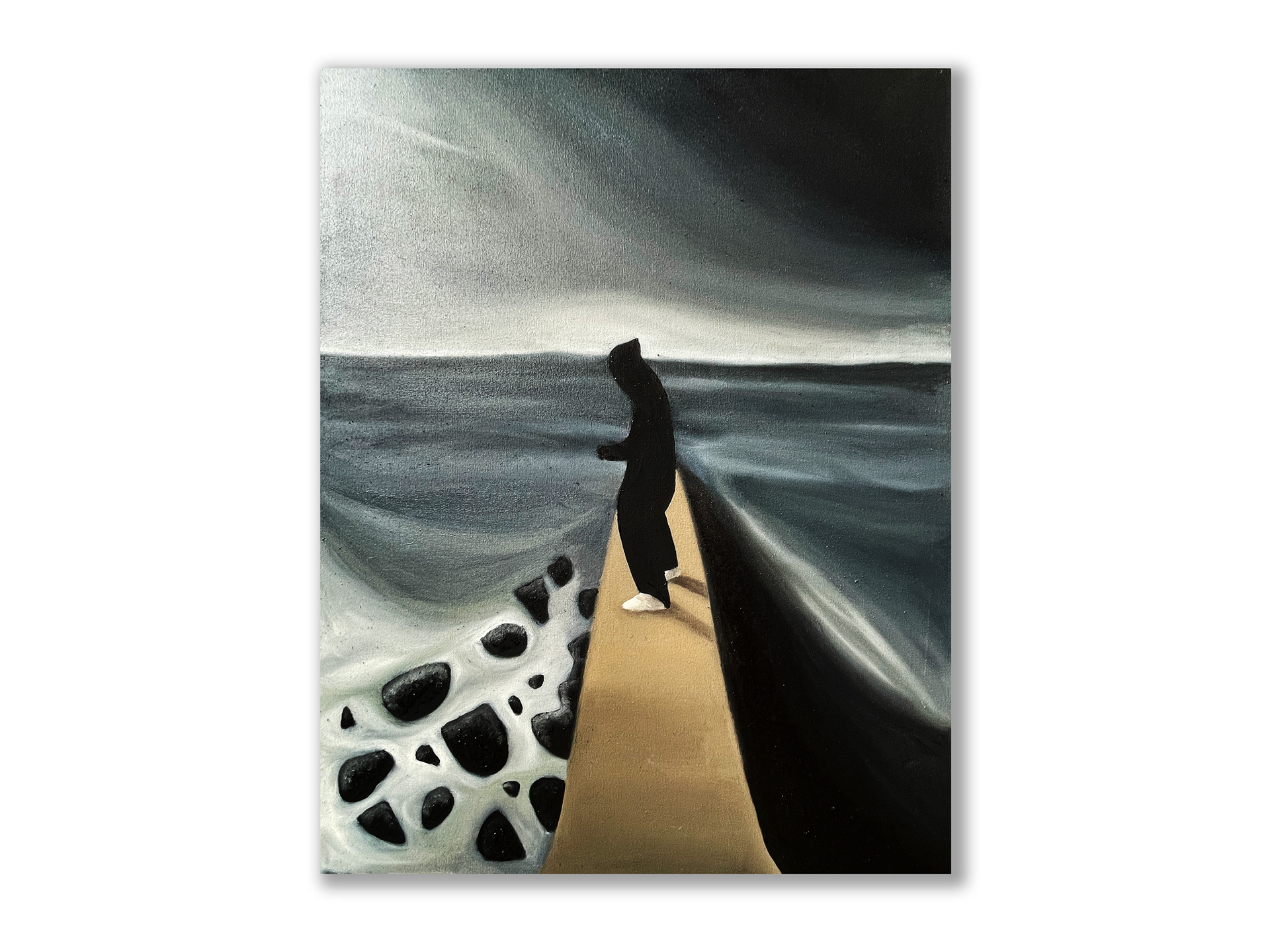 Untitled - Oil on 3x4ft hand built canvas