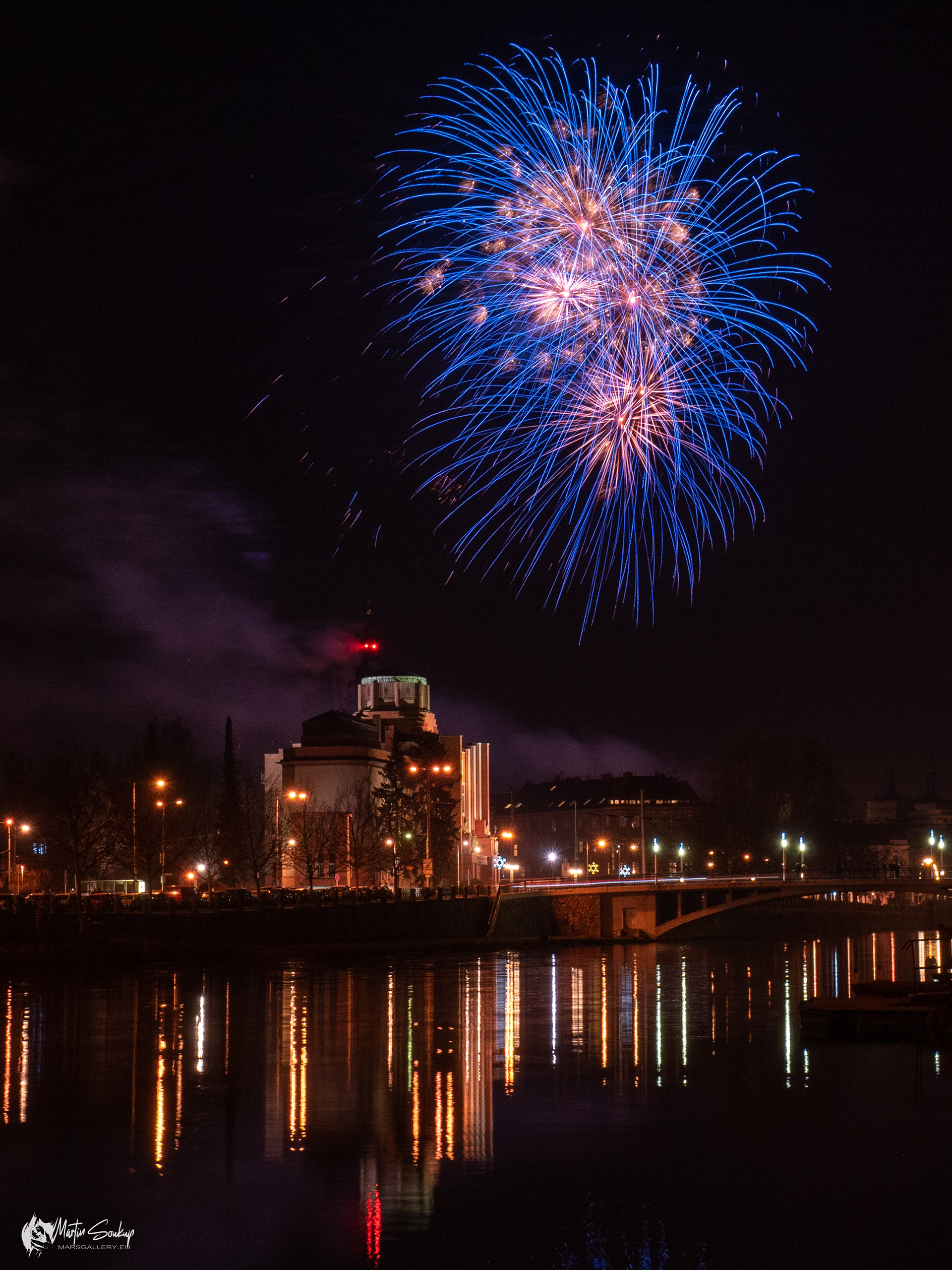 Novoroční ohňostroj 2020