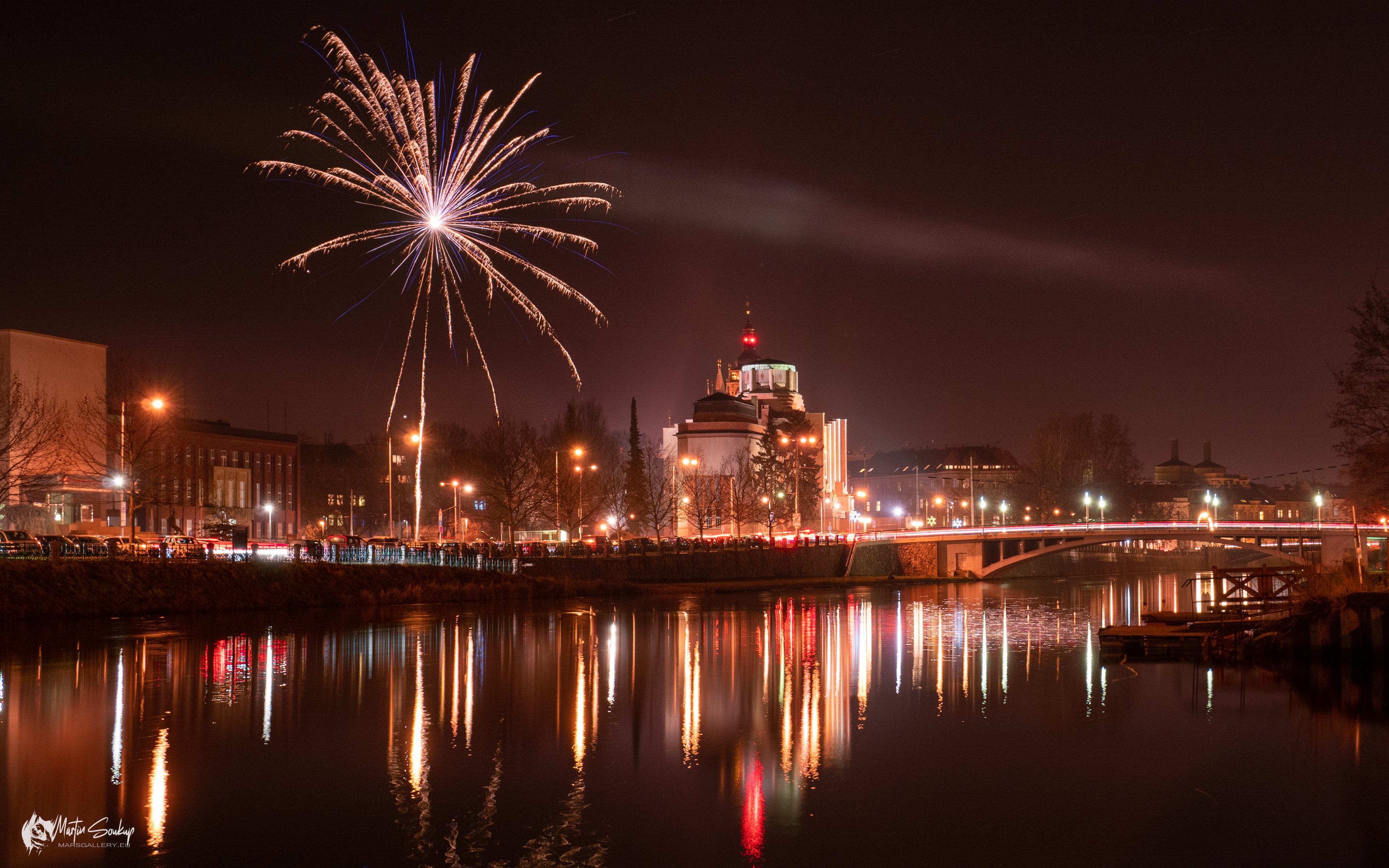 Novoroční ohňostroj 2020