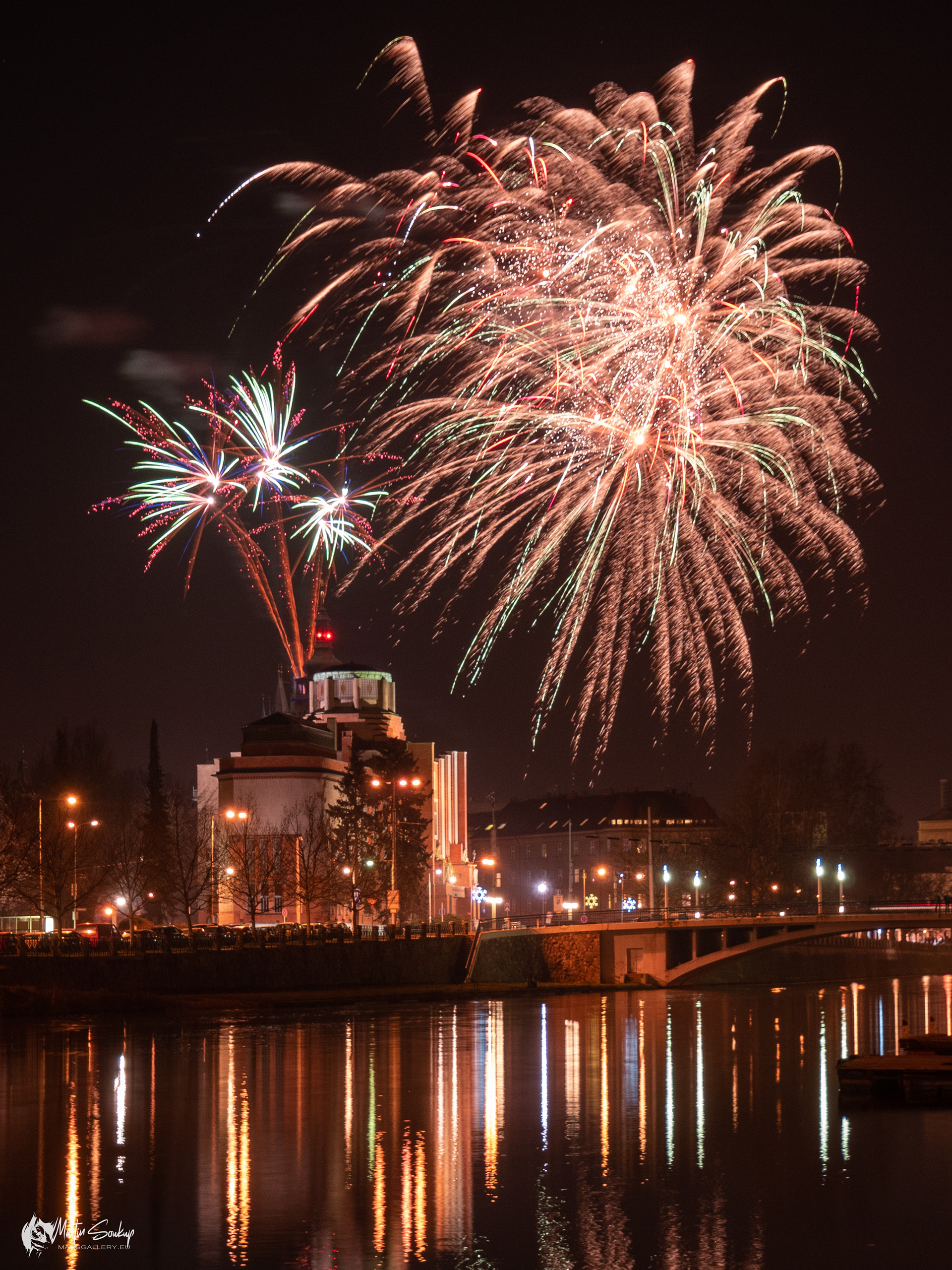 Novoroční ohňostroj 2020