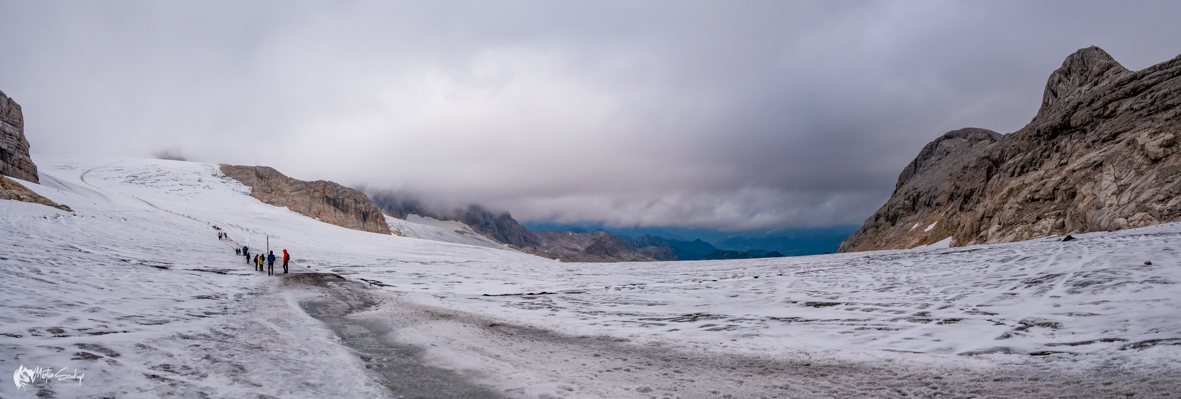 Hallstätterský ledovec - severozápadní část ledovce masivu Dachstein