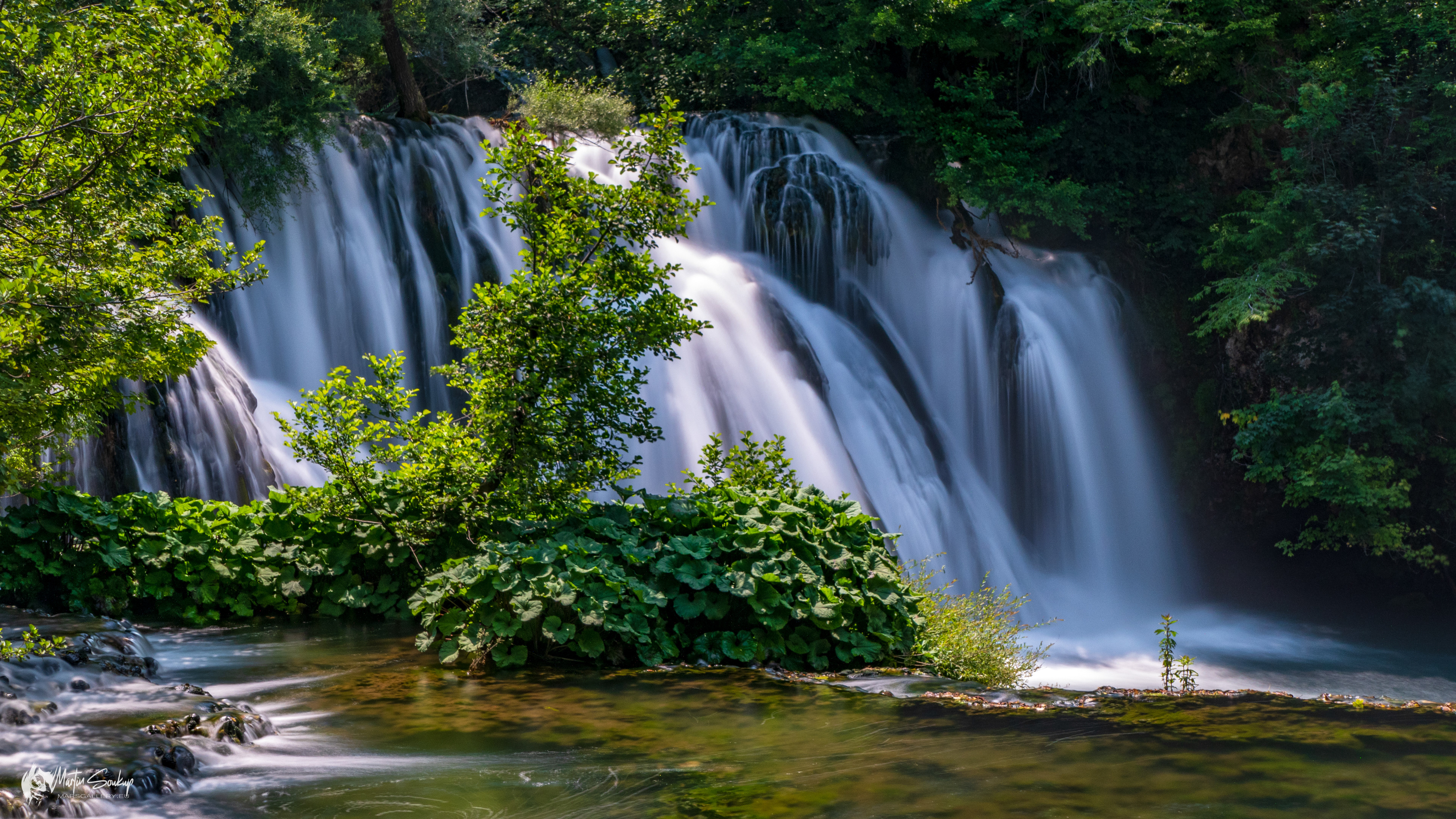 Vodopád Martin Brod na řece UNA