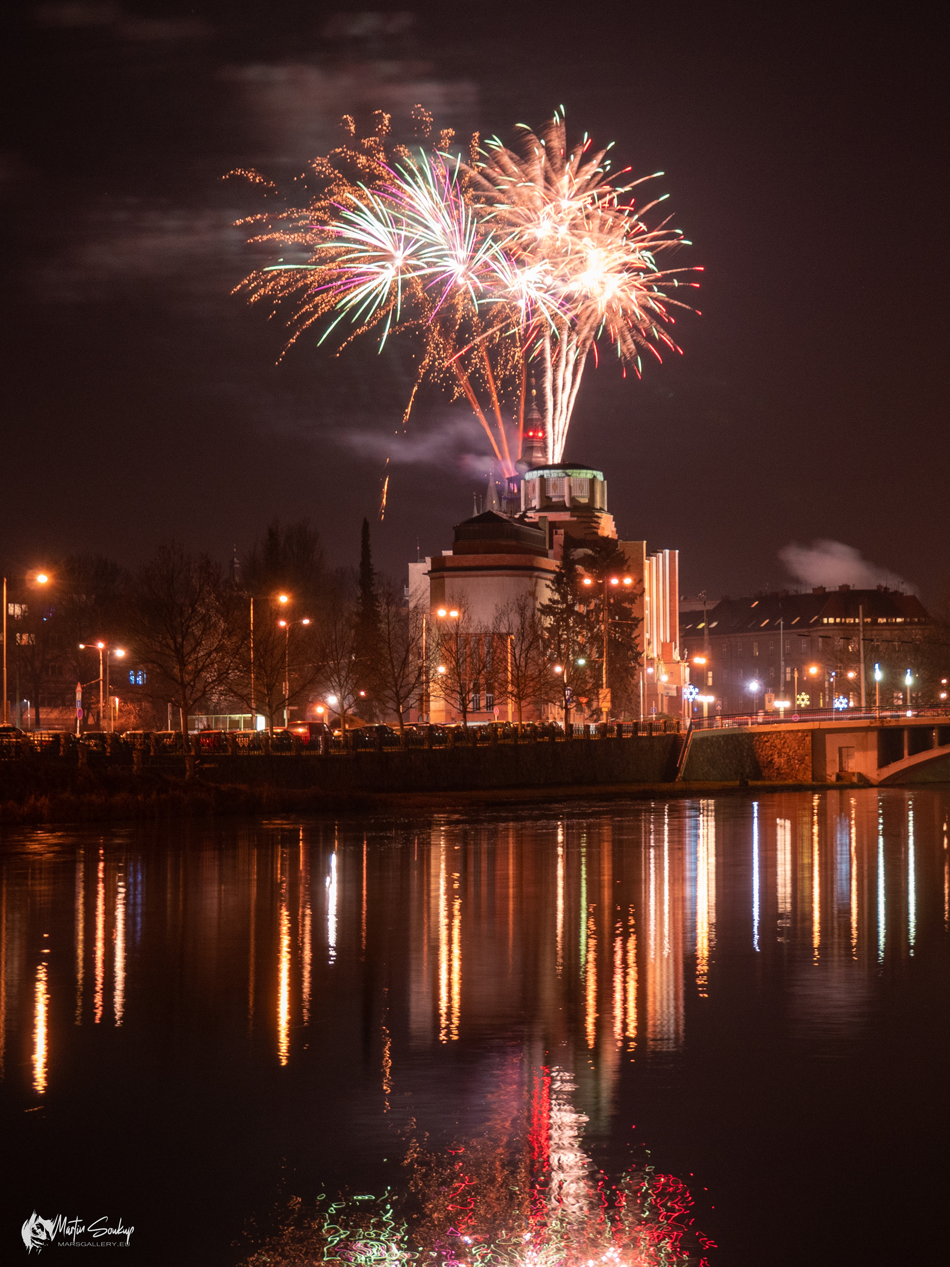 Novoroční ohňostroj 2020